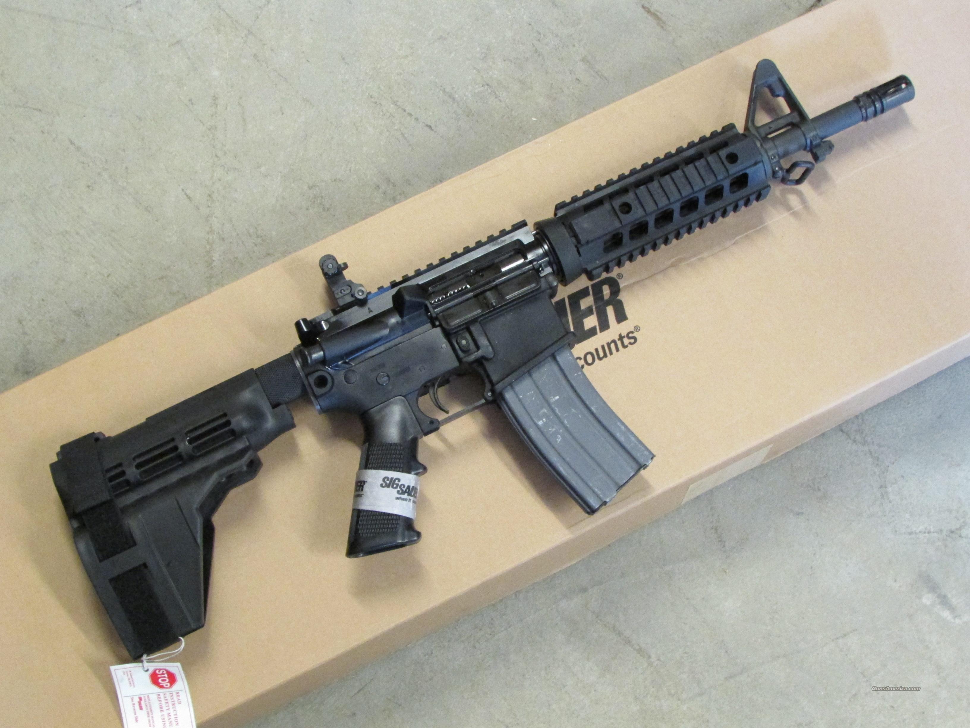 Sig Sauer M400 AR-15 Pistol With Forearm Brace ... For Sale