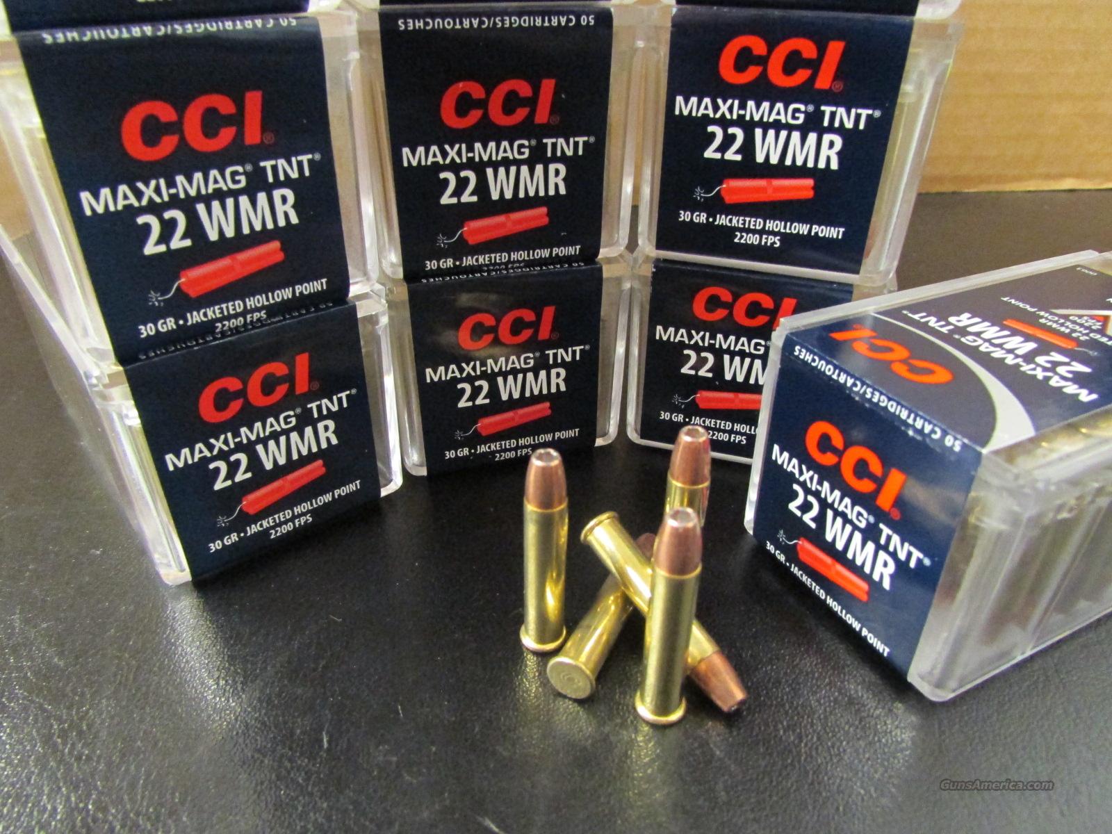 500 ROUNDS CCI MAXI-MAG TNT 30 GR .22 MAG .22 W... For Sale