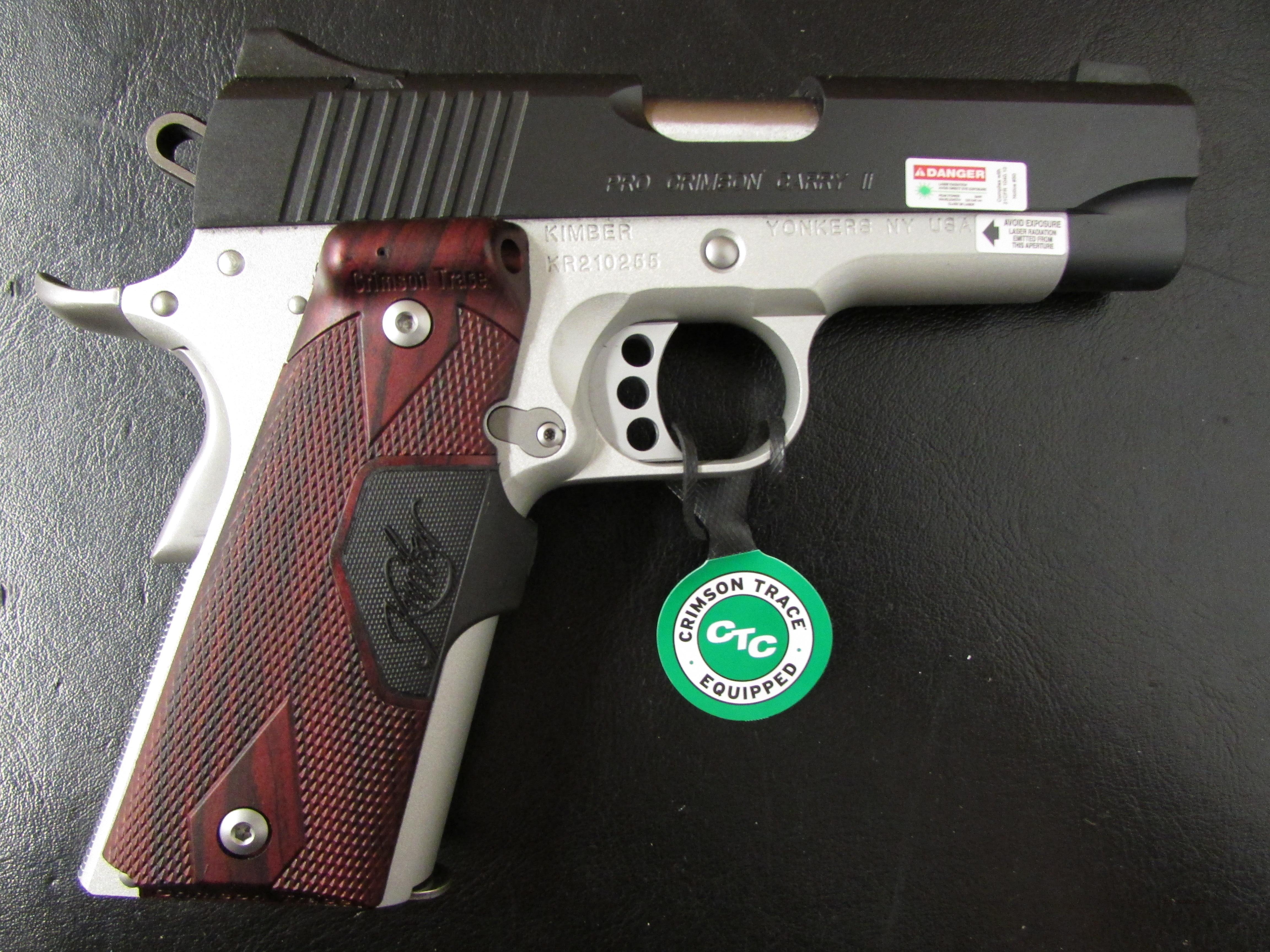 Kimber Pro Crimson Carry II 1911 Green Laser .4... for sale