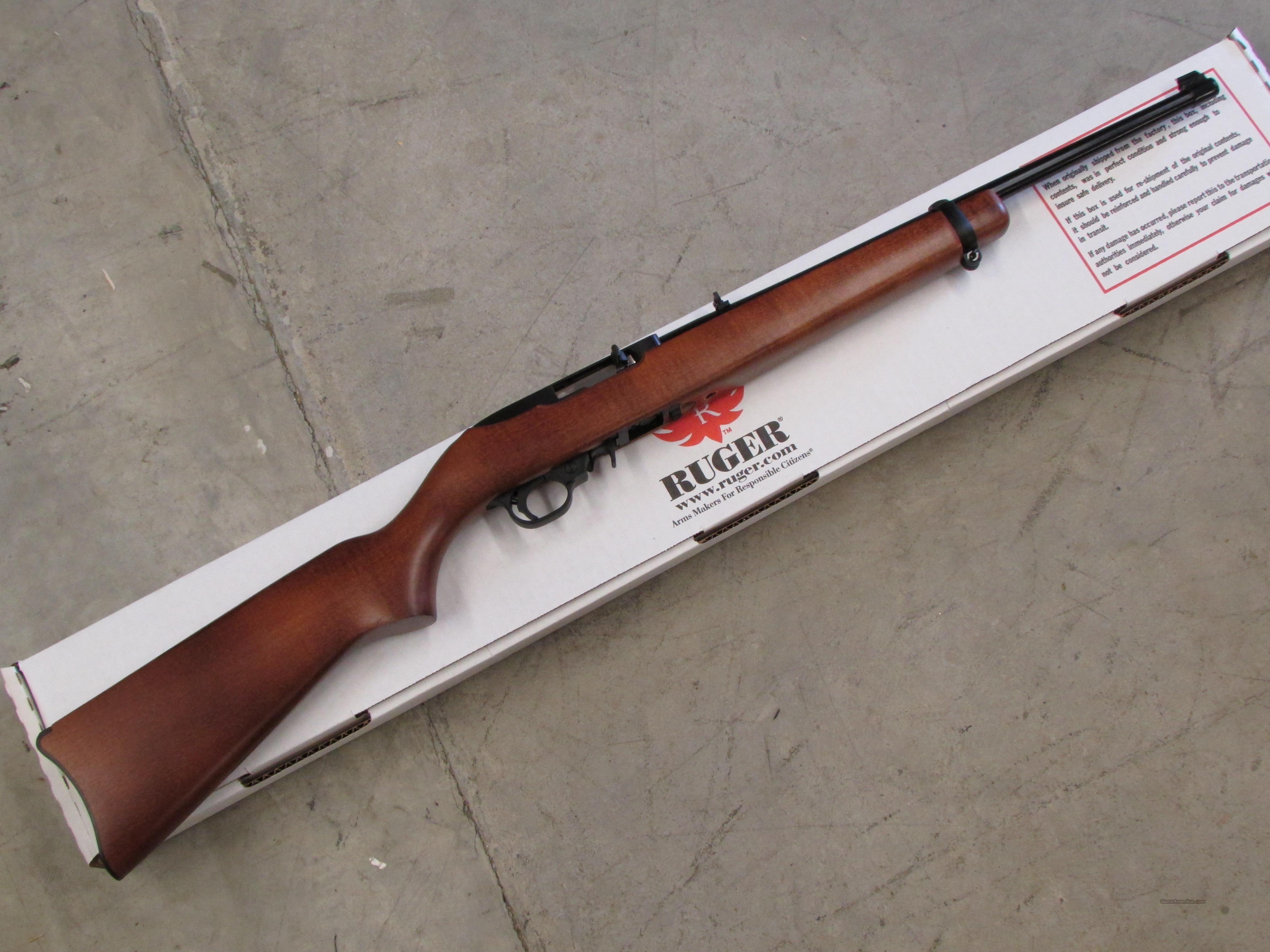 Ruger 1022 Semi Auto 22 Lr Carbine Hardwood S For Sale