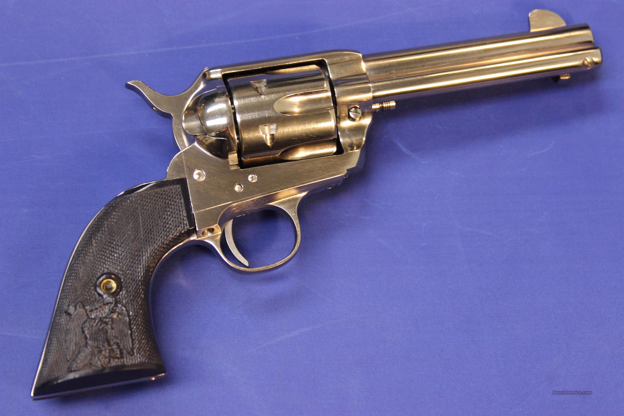 Pietta 1873 Single Action Army 45 Colt Nickel For Sale