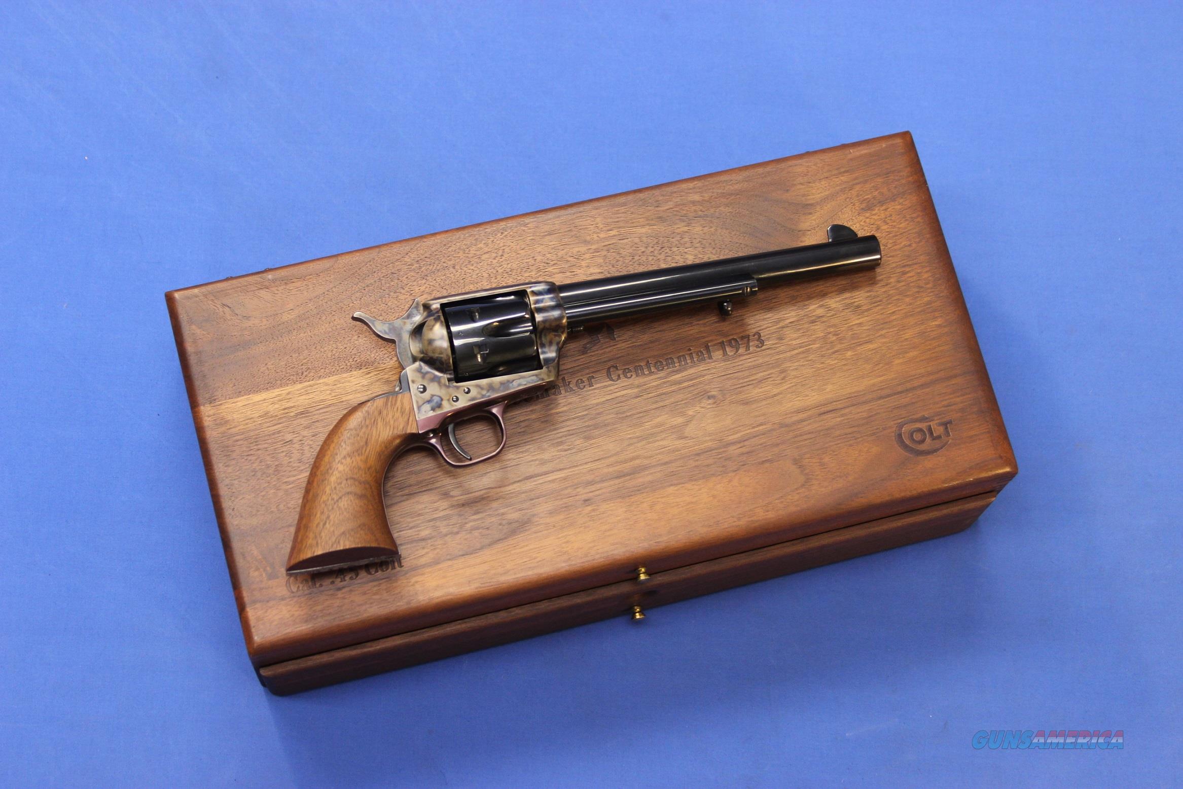 Colt 1873 Peacemaker Centennial 45 Colt Wcase For Sale 3756