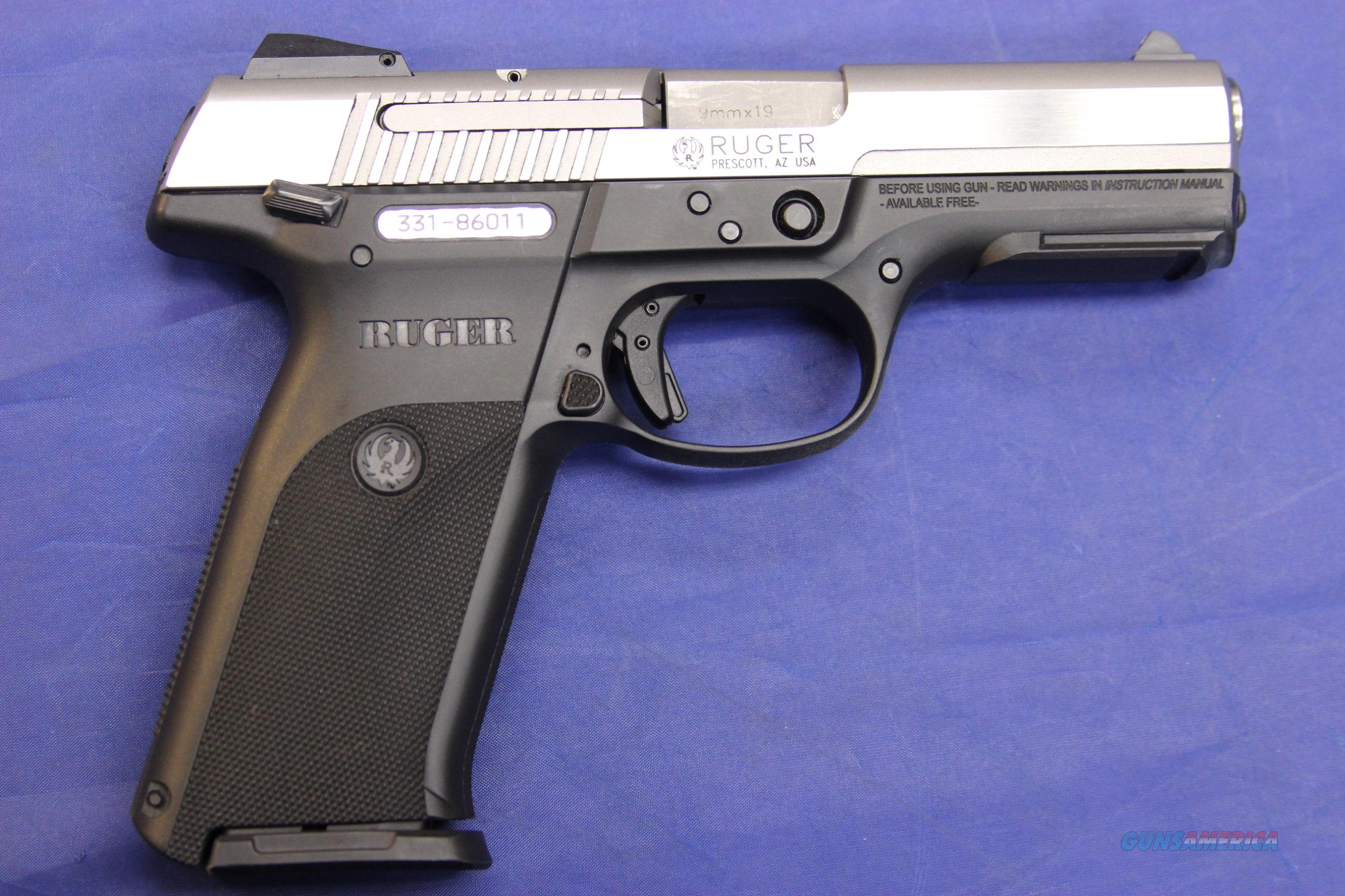 RUGER SR9 9mm w/ TWO EXTRA MAGAZINES for sale