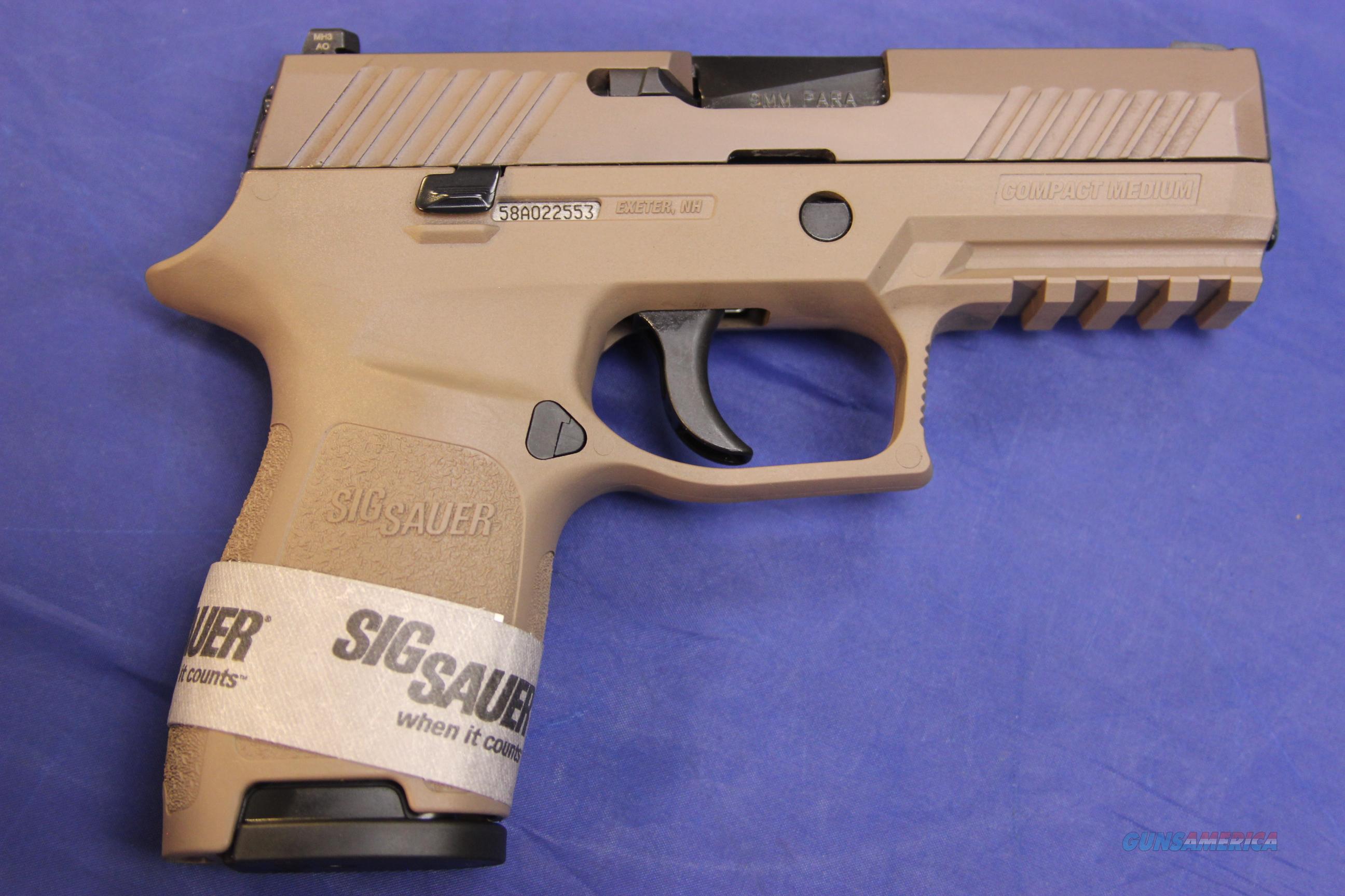 Sig Sauer P320 9mm Compact Fde New For Sale 8904