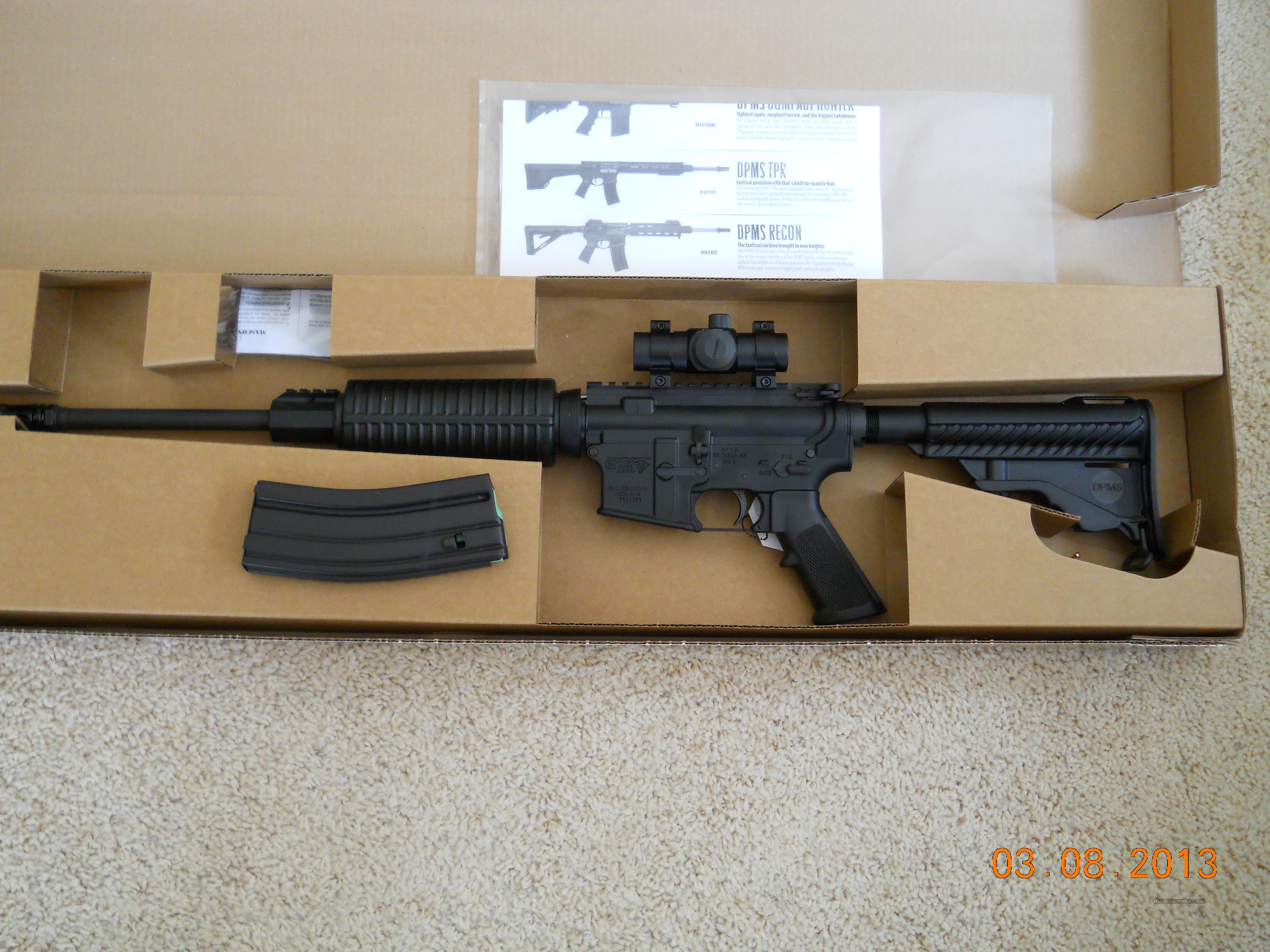 Nib Dpms Panther Arms Oracle Ar 15 With Red For Sale