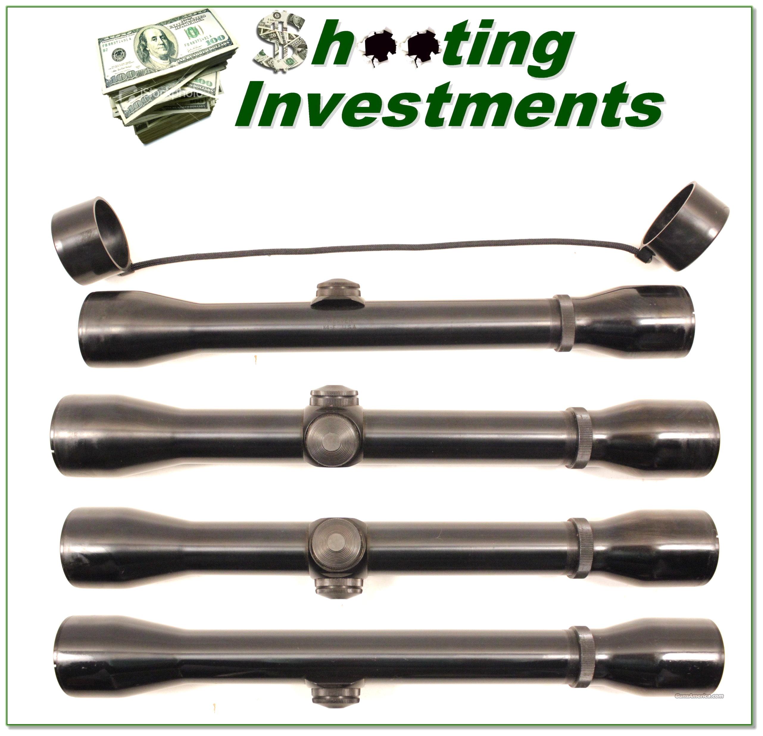 Vintage Weaver K4 E USA made steel rifle scope for sale