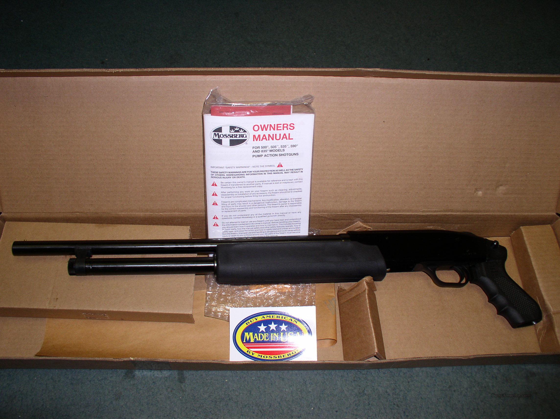 MOSSBERG 500 PERSUADER 20 GA. PISTOL GRIP for sale