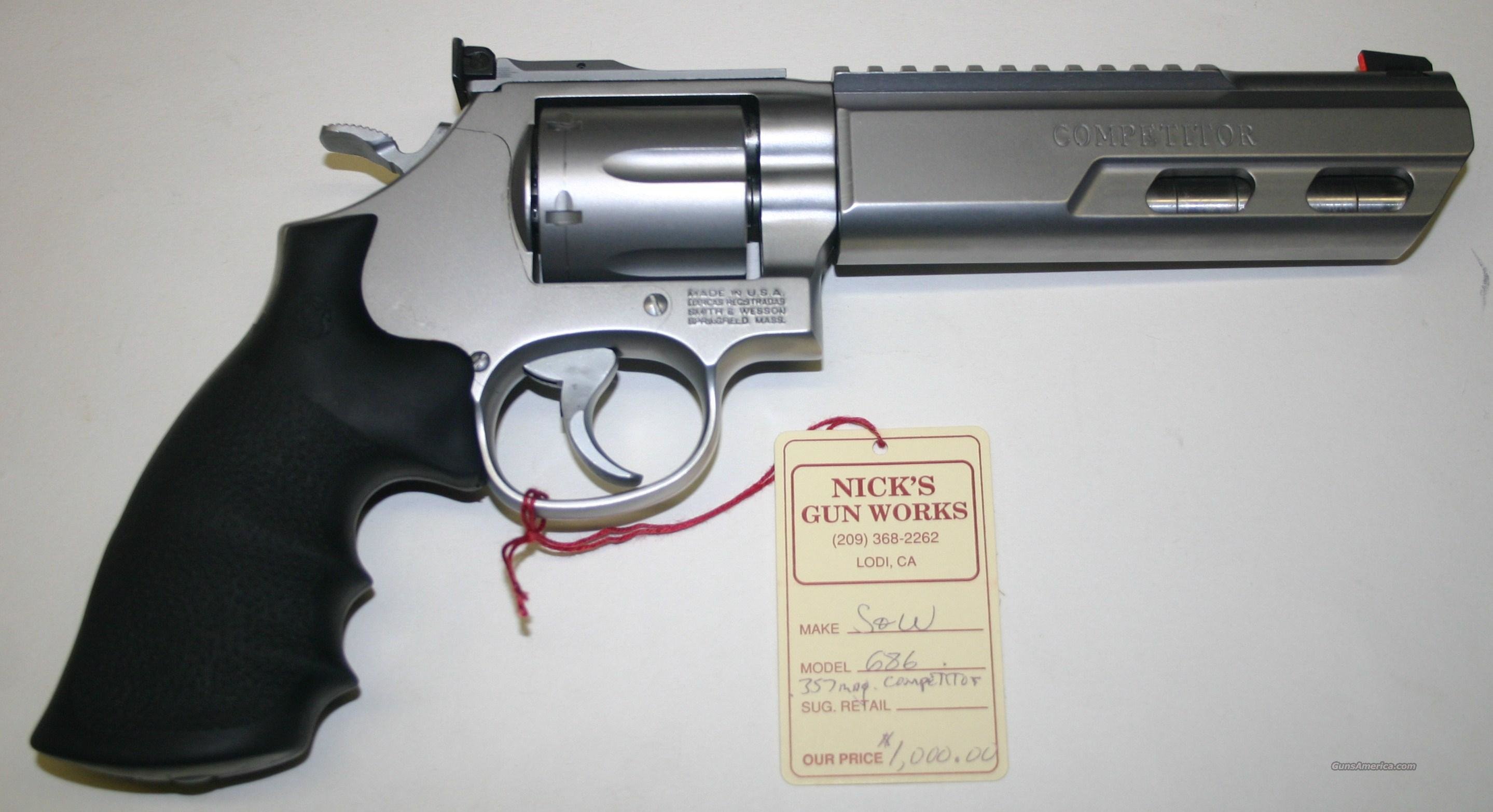 Smith & Wesson 686 Competitor .357 ... for sale at Gunsamerica.com ...