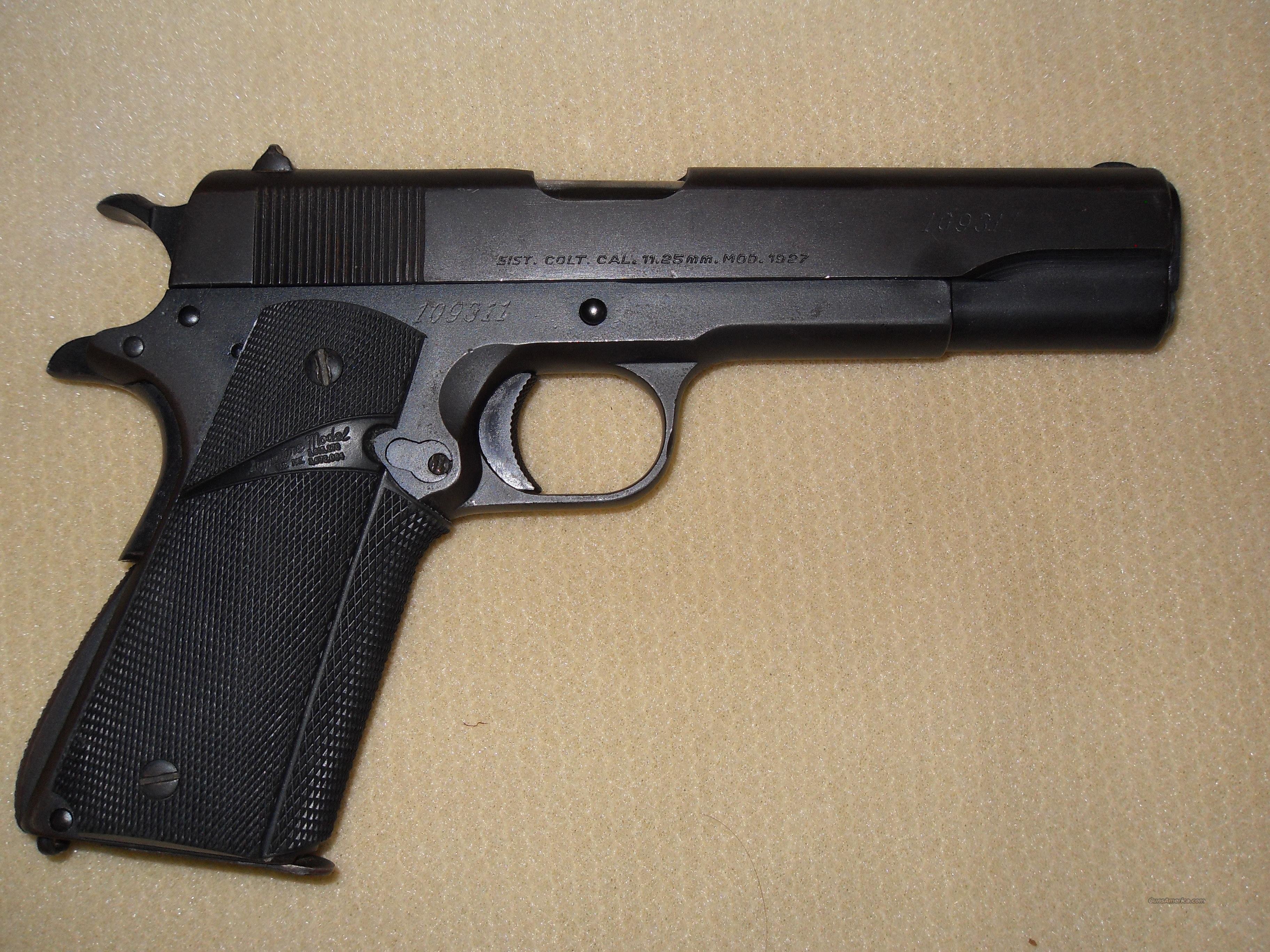 Colt 1911 Argentina 1927 Model For Sale At Gunsamerica.com: 975025354