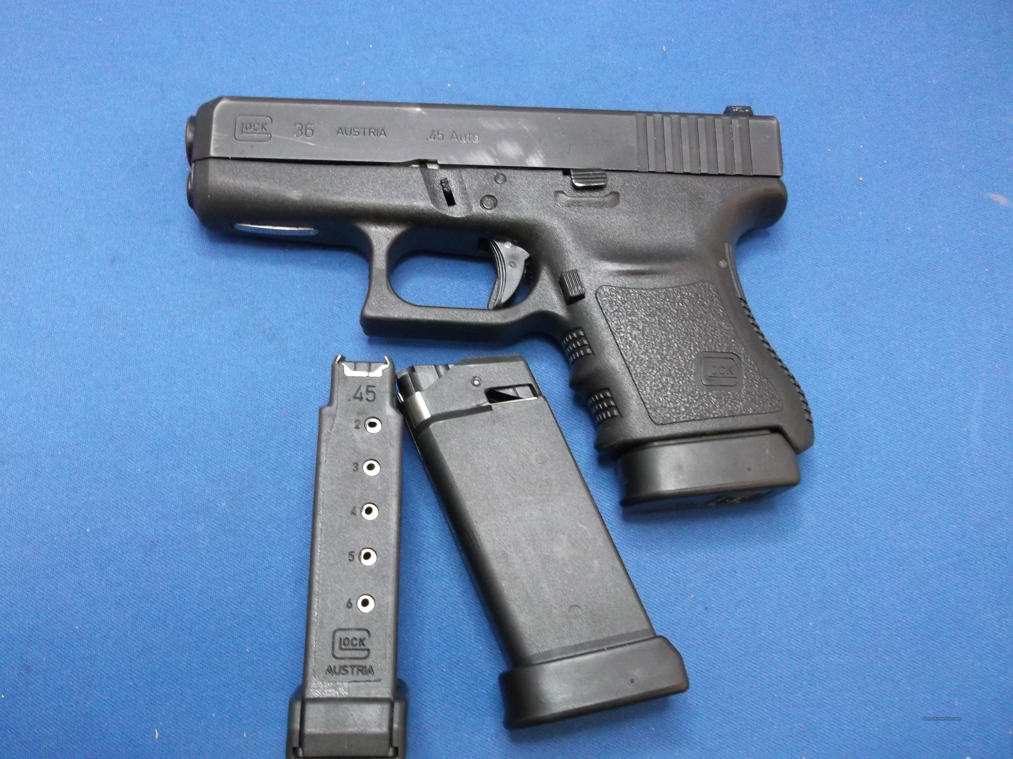 Glock 36, Compact ,3 Mags, Night Si... for sale at Gunsamerica.com ...