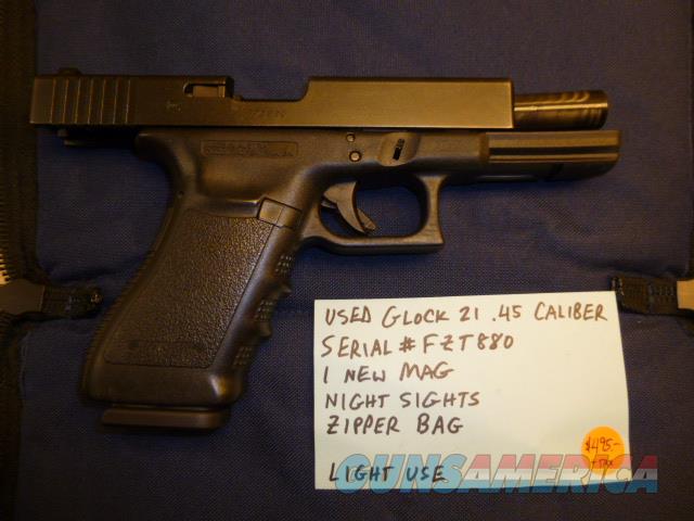 glock night sights used