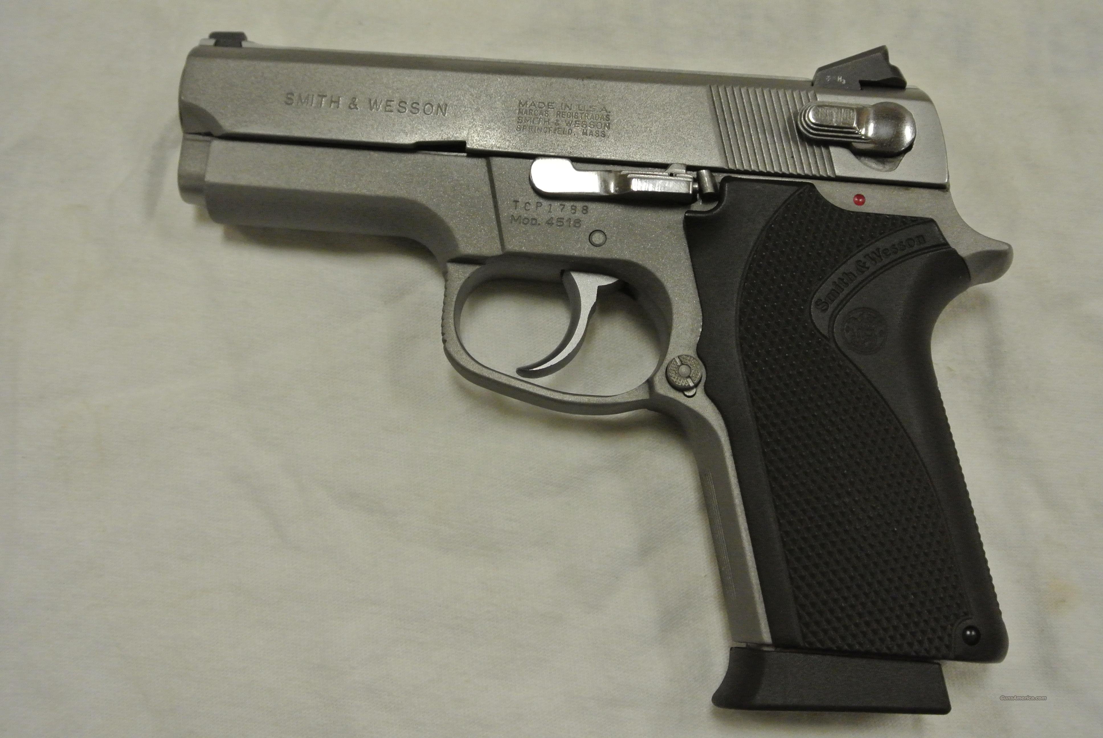 Smith & wesson 4516 45 Auto Pistol for sale at Gunsamerica.com: 938198124