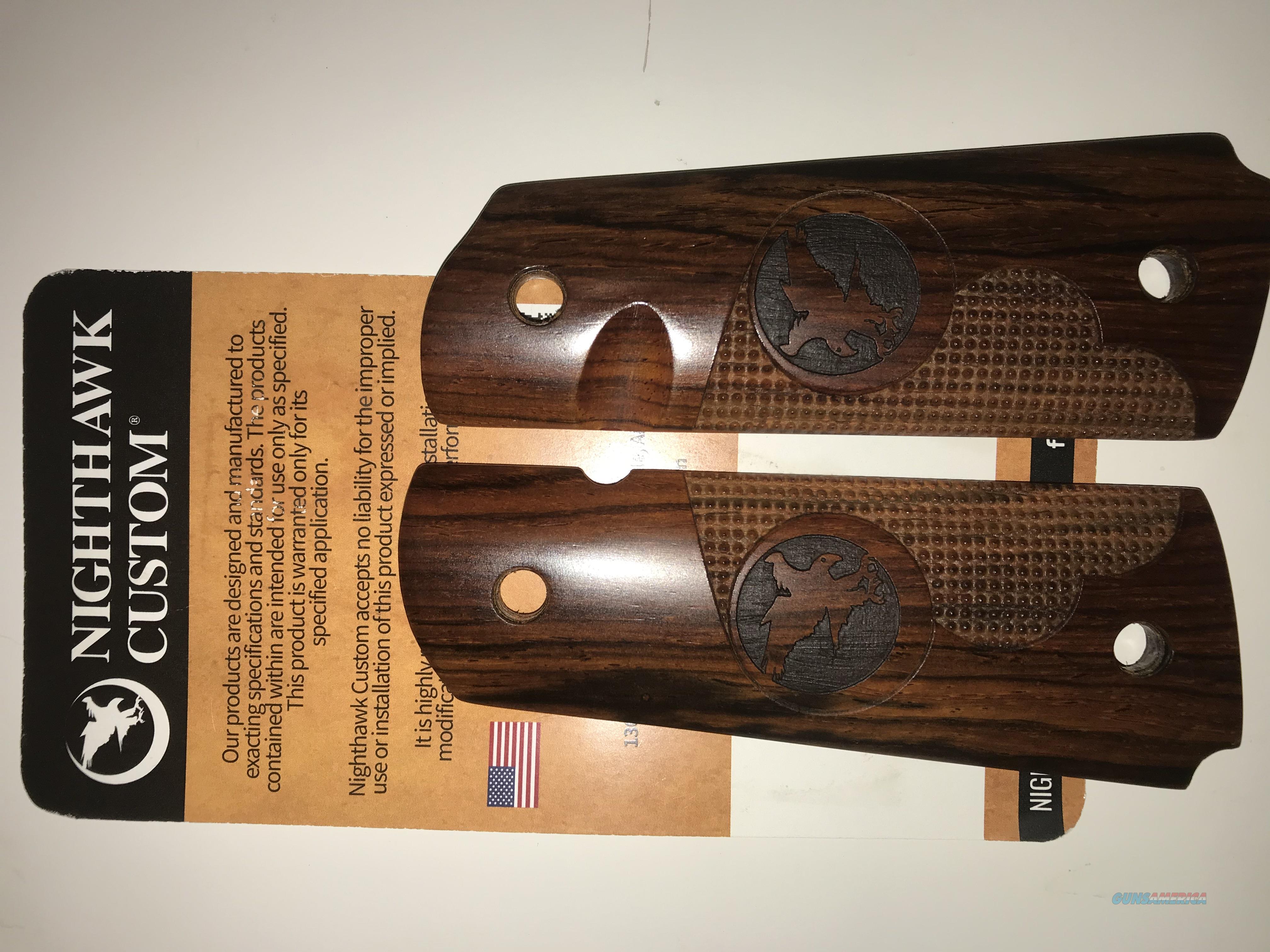 Nighthawk Custom Walnut grips 1911 ... for sale at Gunsamerica.com ...