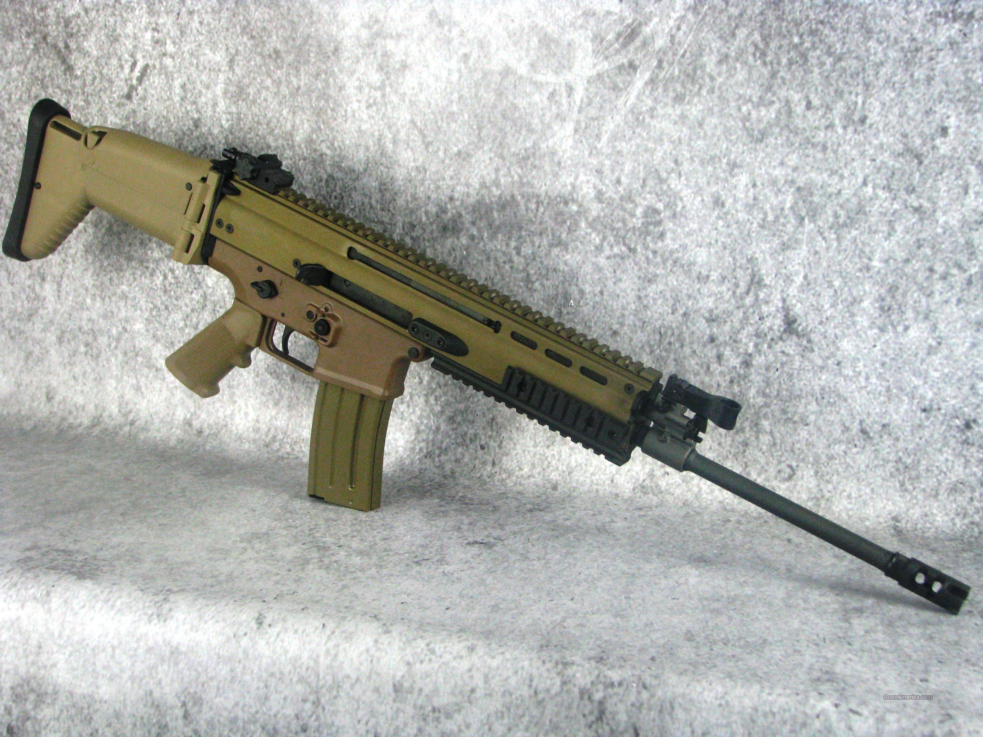 FNH FDE SCAR 16s 5.56mm NATO 98501 ... for sale at Gunsamerica.com ...