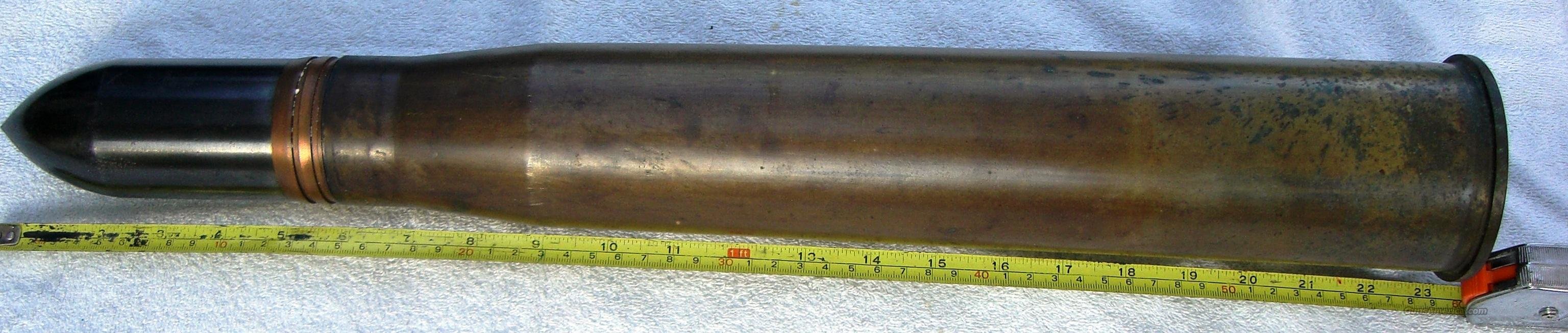 US WWII 57mm Antitank Shell Complet... for sale at Gunsamerica.com ...