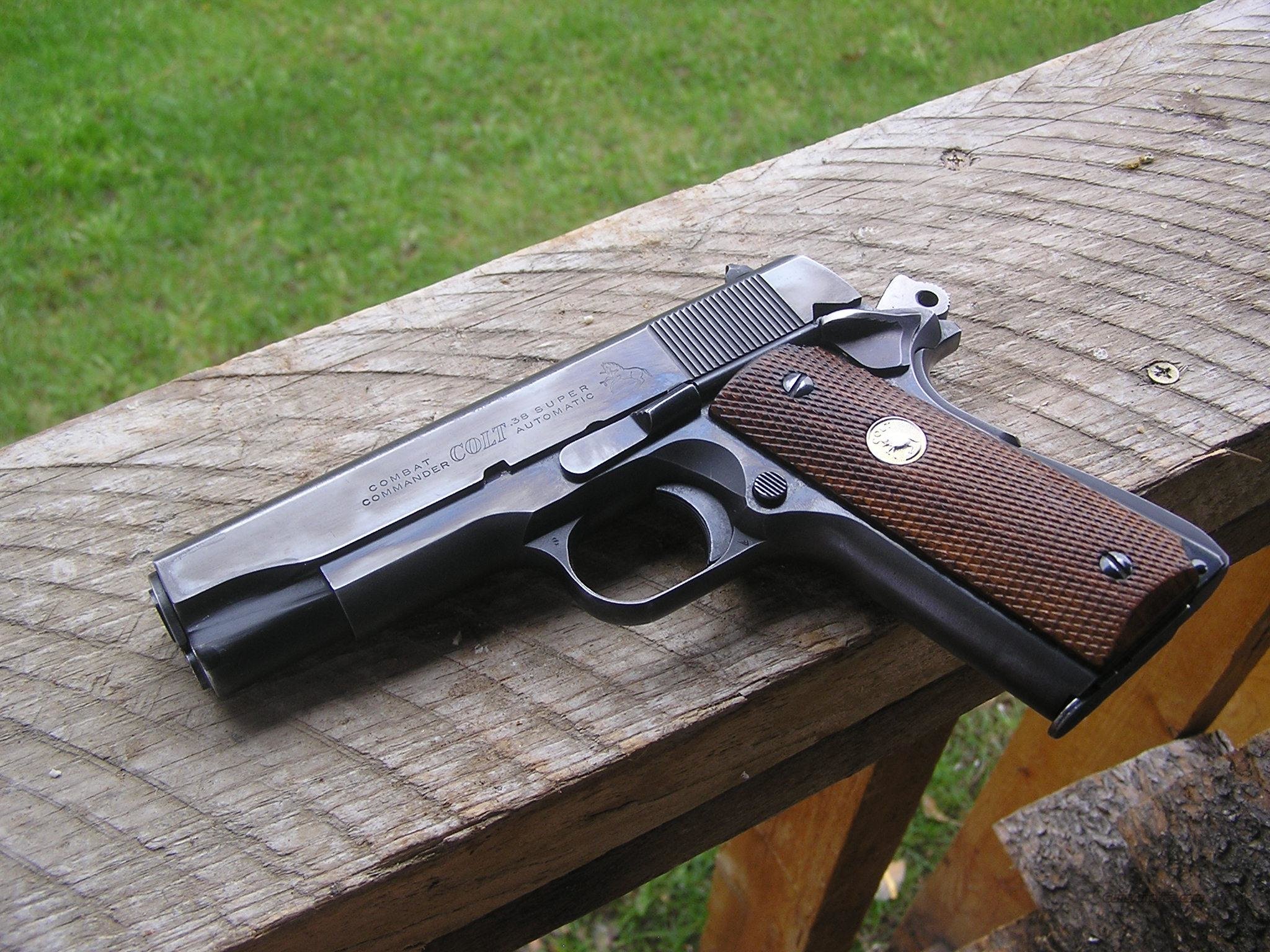 Colt Combat Commander 38 Super Ex For Sale At