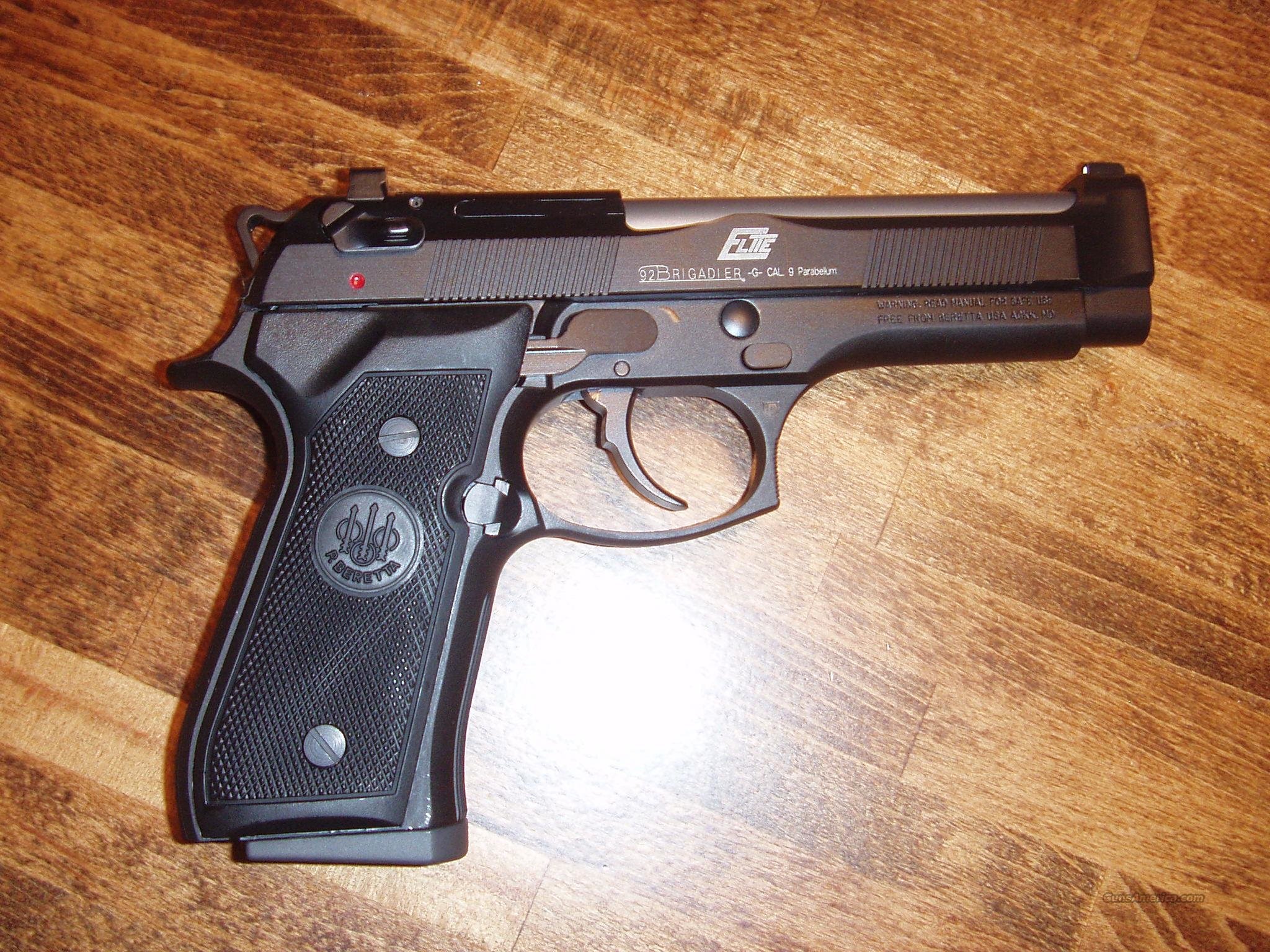 Beretta 92G Brigadier Elite 9mm for sale at Gunsamerica.com: 916609371