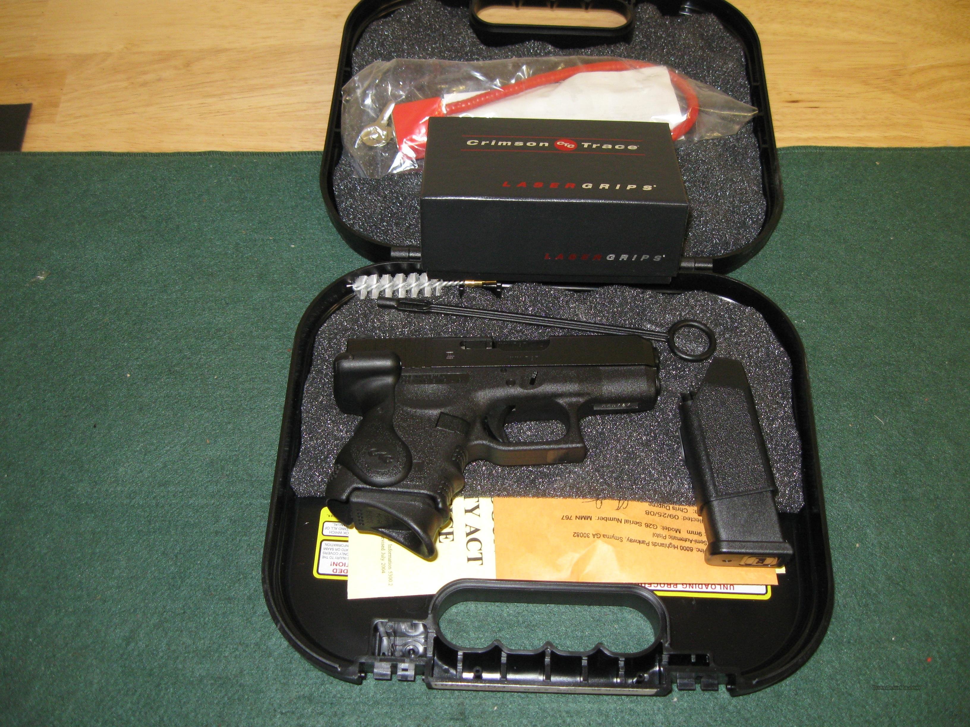 Glock 26 Subcompact Pistol with Cri... for sale at Gunsamerica.com ...