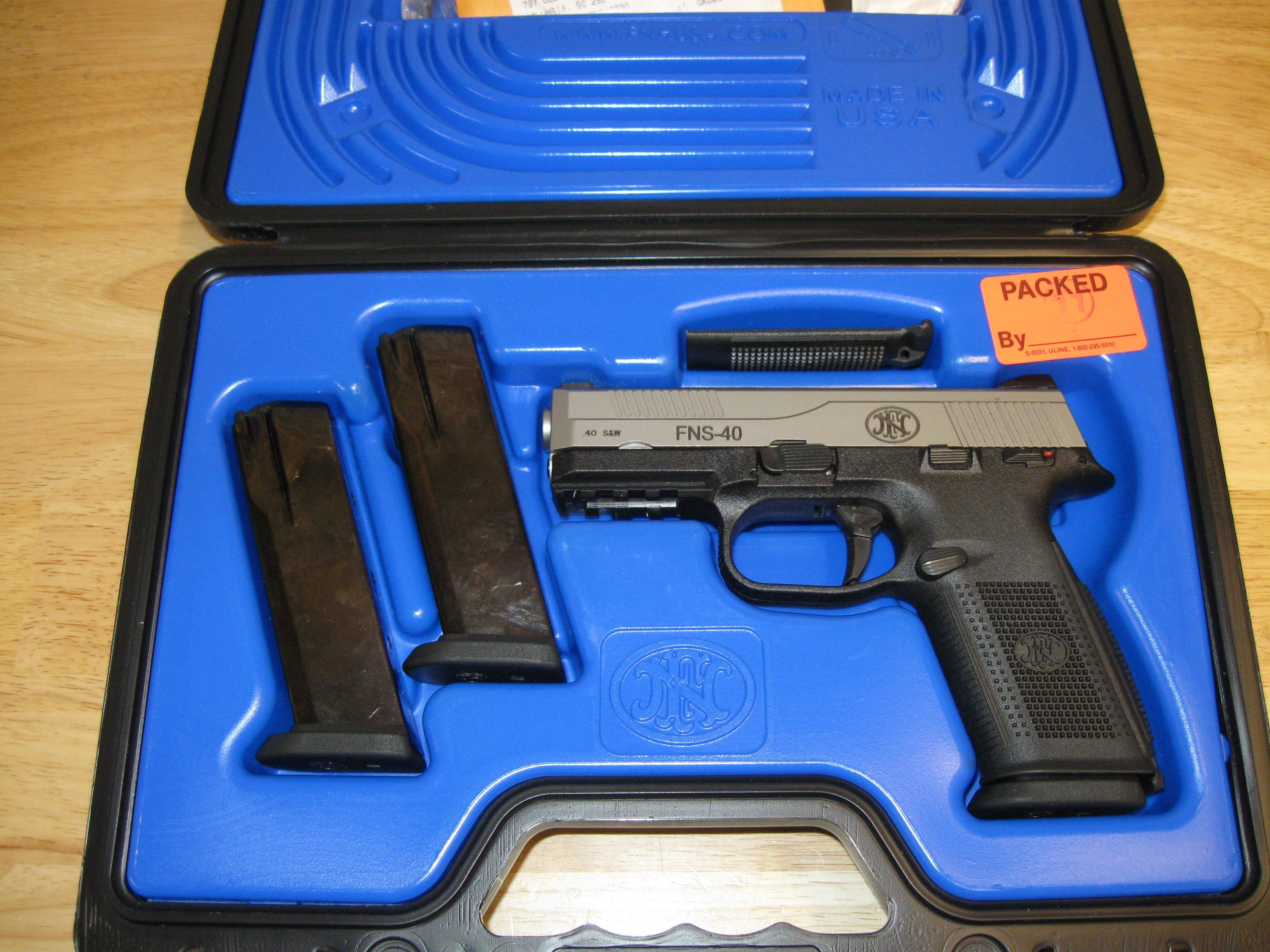 FN Herstal FNS-40 Pistol 66943, 40 ... for sale at Gunsamerica.com ...