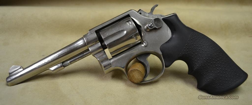 Smith & Wesson MOdel 10-5 Stainless w/hogue gri... for sale