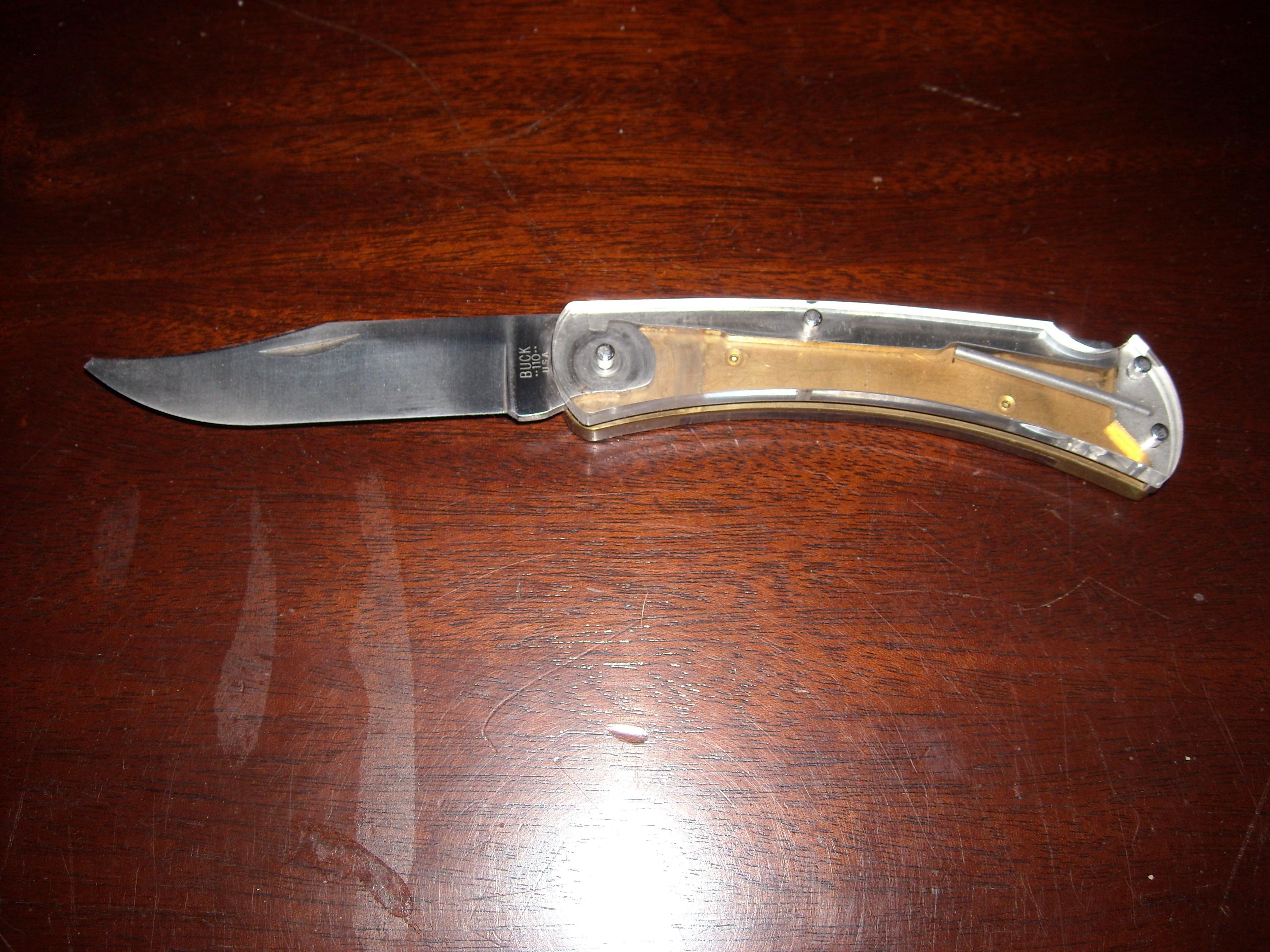 Buck Knives 110 demo knife for sale at Gunsamerica.com: 936314545