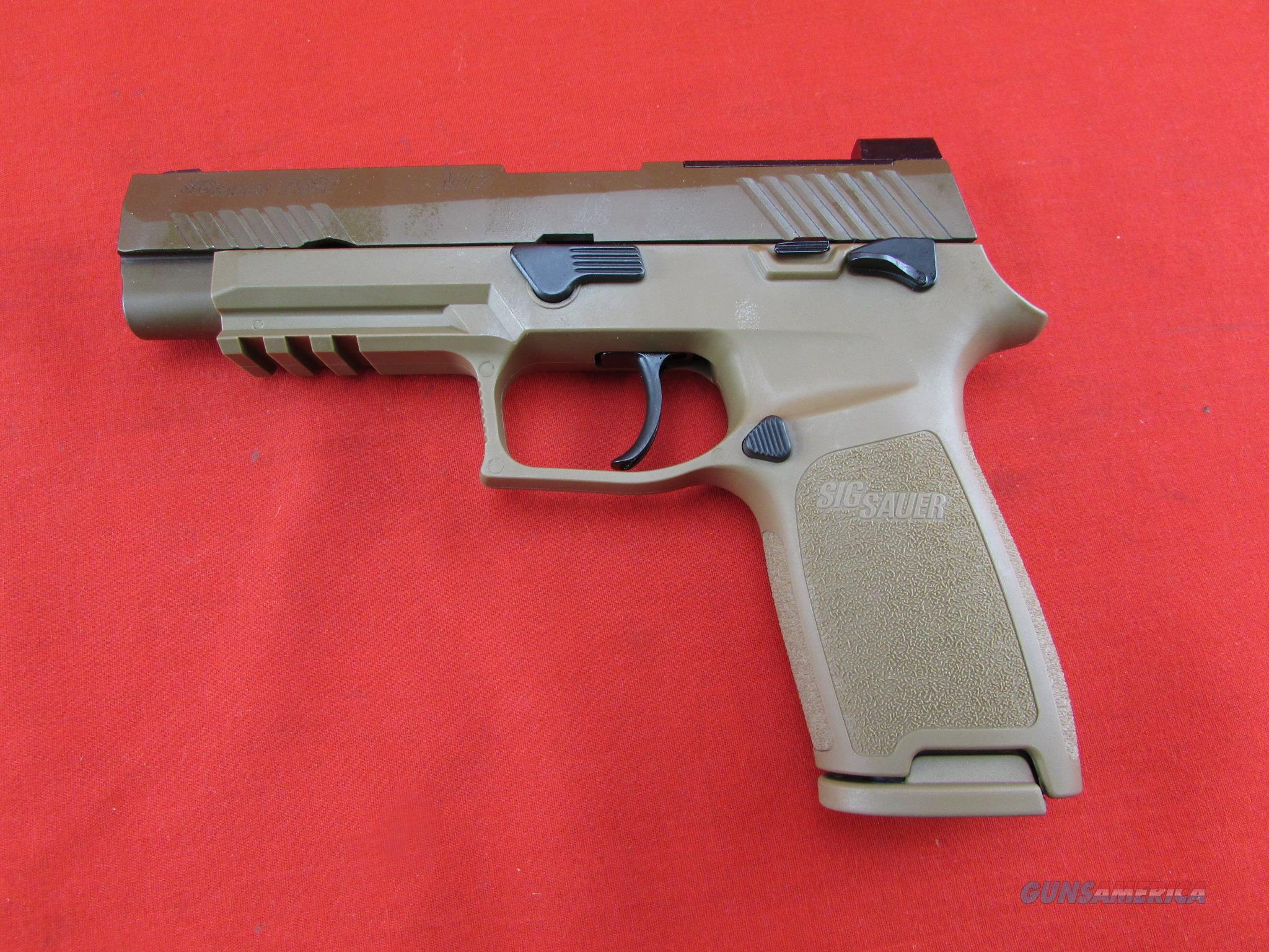 SIG SAUER P320 M17 ARMY 9MM 3 mags for sale at Gunsamerica.com: 919565956