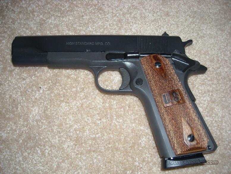 High-Standard, 1911A1, .45 ACP, WIT... for sale at Gunsamerica.com ...