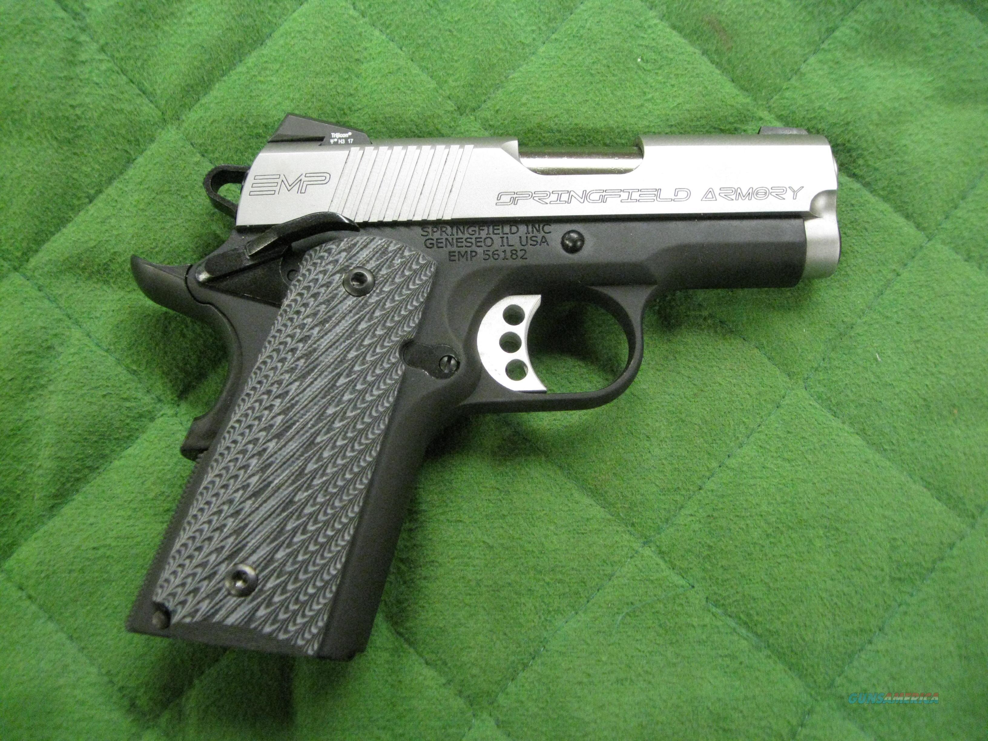 Springfield EMP 9mm w/ G10 Grips & ... for sale at Gunsamerica.com ...