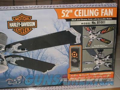 Harley Davidson Ceiling Fan With Remote Chrome 52 New Layaway Option Jo81001