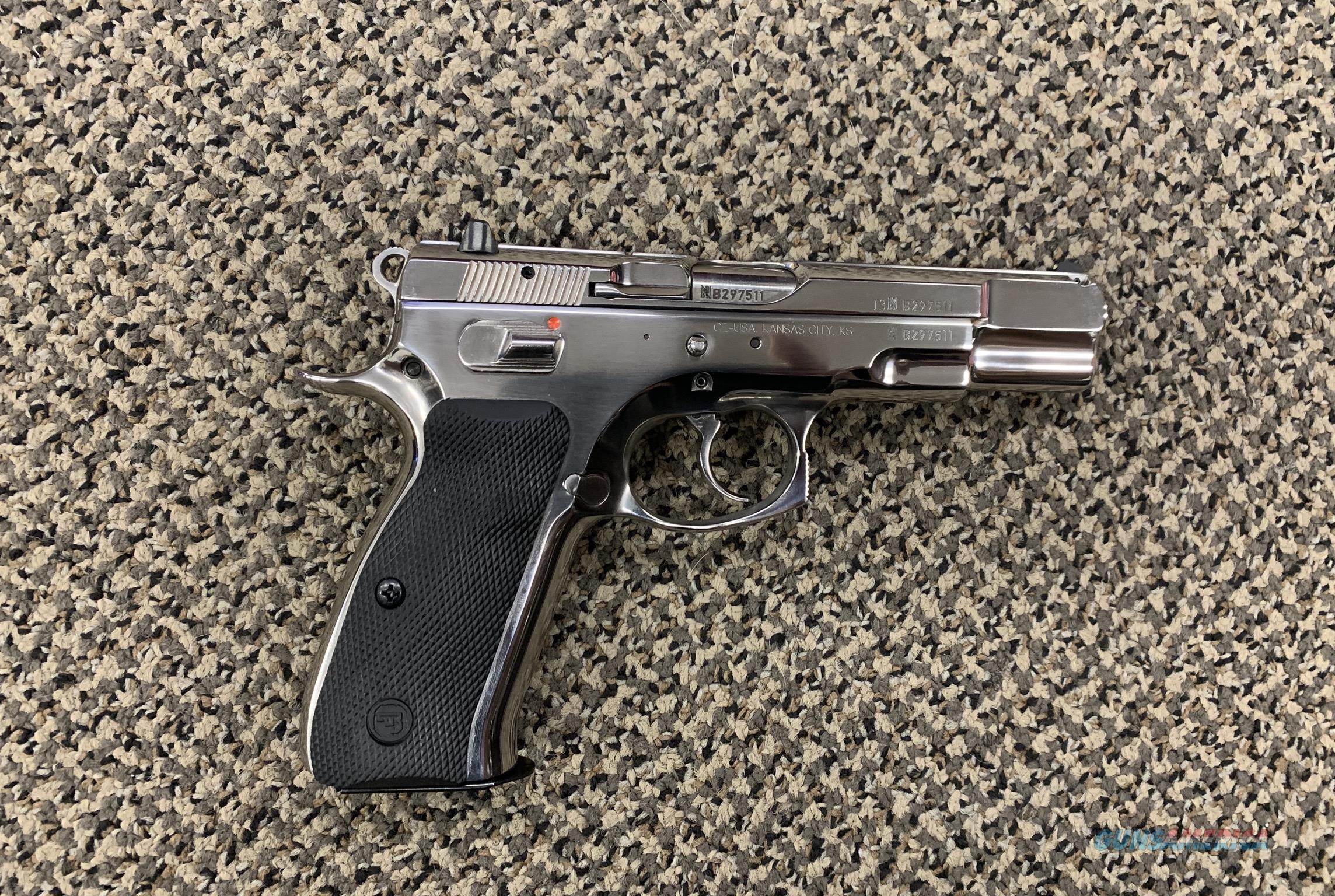 CZ 75B 9MM HIGH POLISH STAINLESS 4.... For Sale At Gunsamerica.com ...