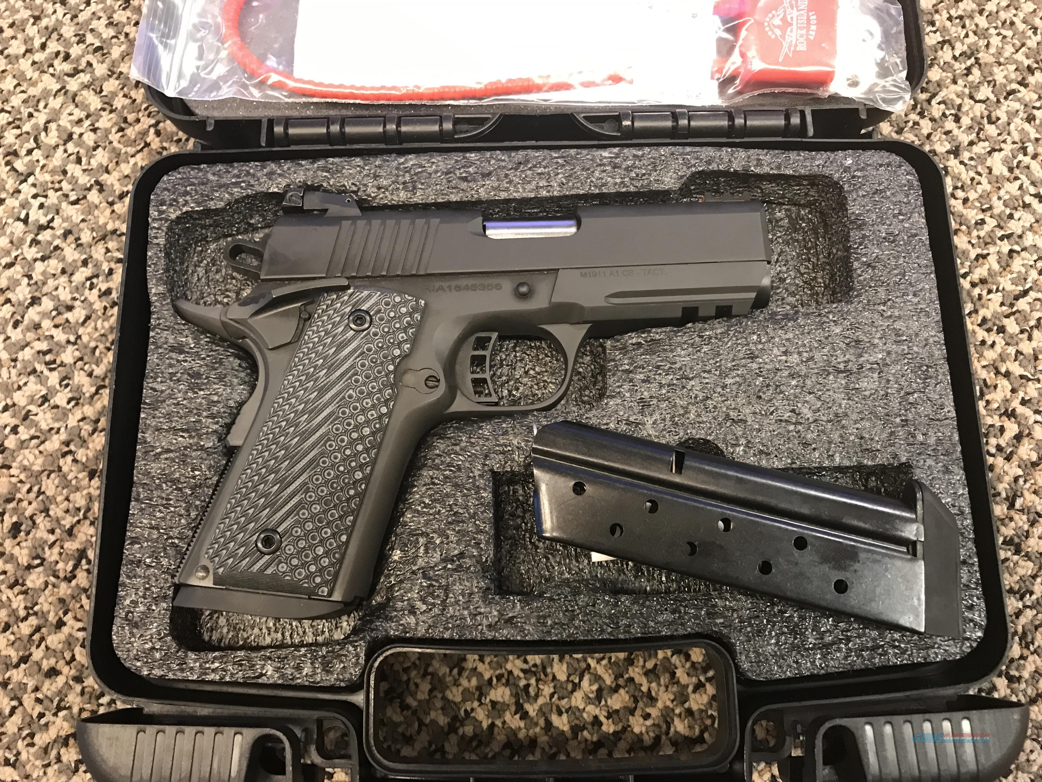 Rock Island Armory M1911 A1 Cs Tac For Sale At 930736445 3112
