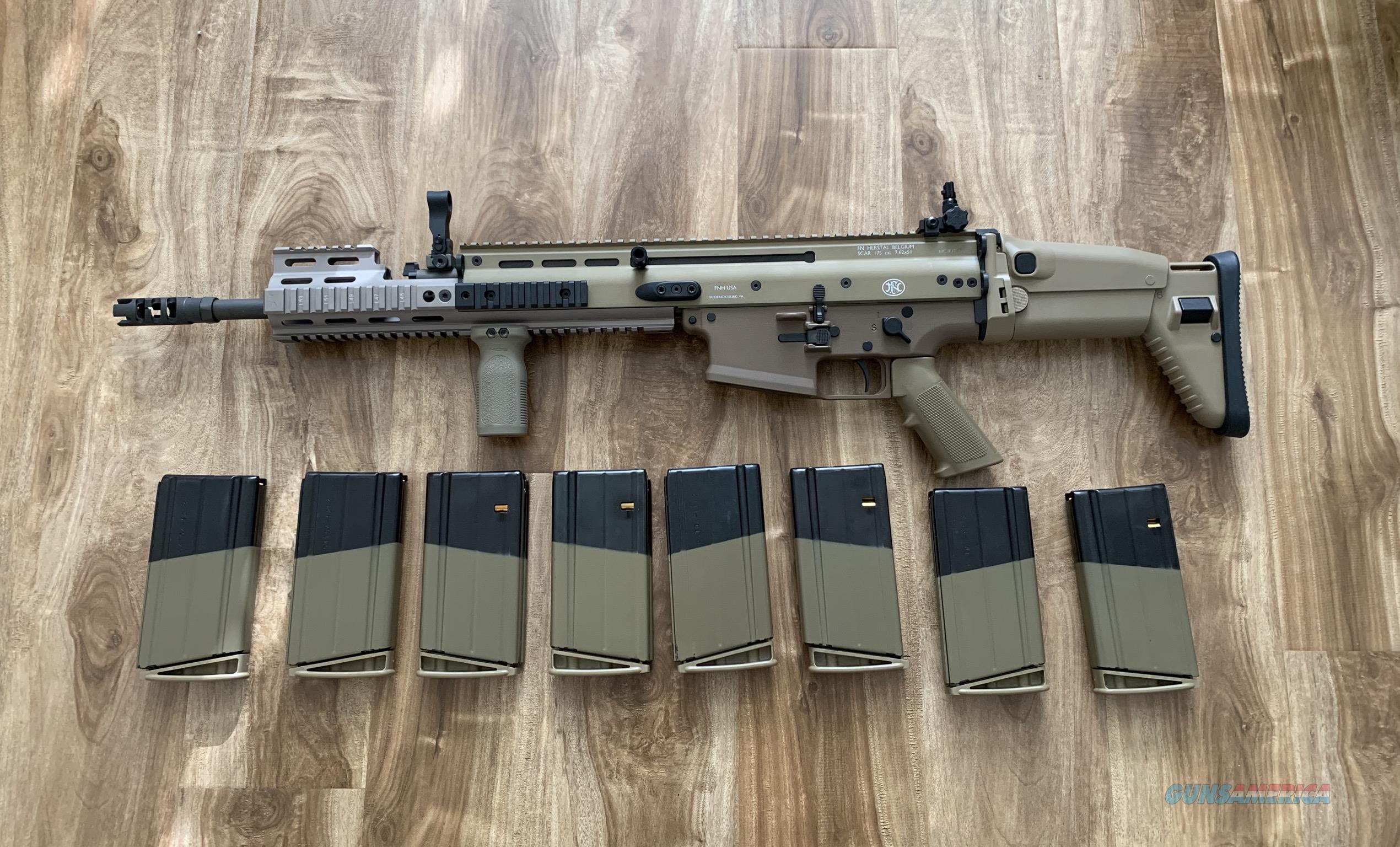 FN SCAR 17 FDE TIMNEY TRIGGER MIDWEST SCAR RAIL... for sale