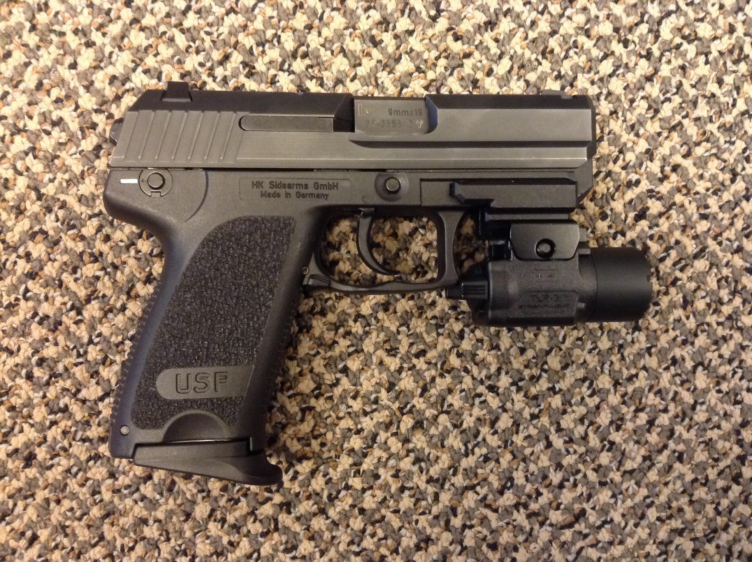 HECKLER & KOCH USP COMPACT 9MM WITH... for sale at Gunsamerica.com ...