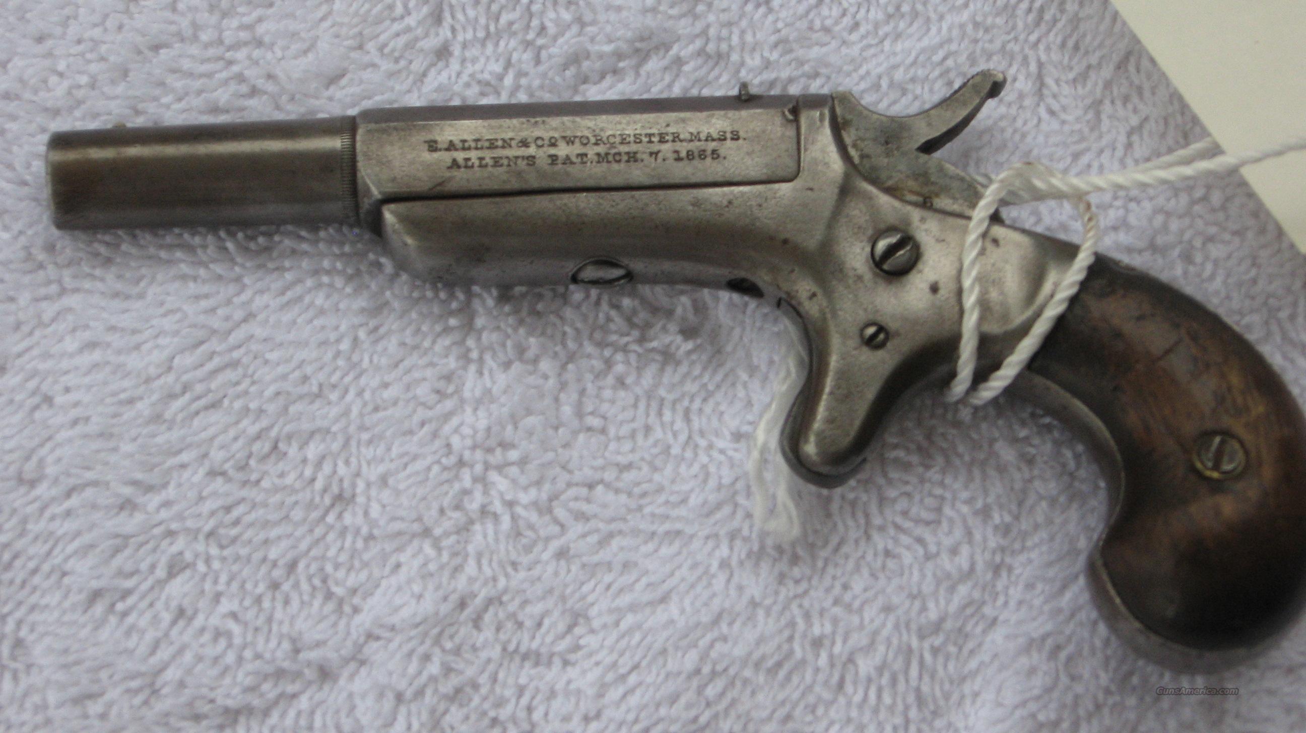 ETHAN ALLEN DERRINGER (boot gun) for sale at Gunsamerica.com: 939600136