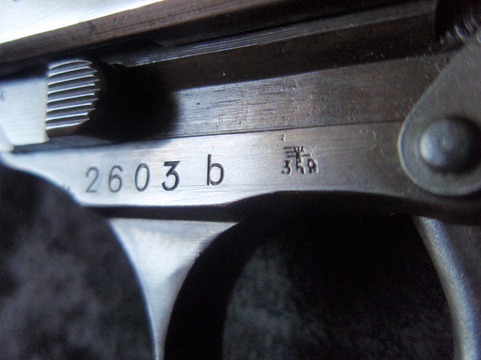 walther serial number chart