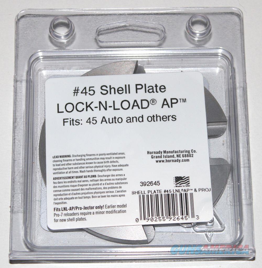 Hornady Shell Plate Lock-N-Load-AP Size 45 392645