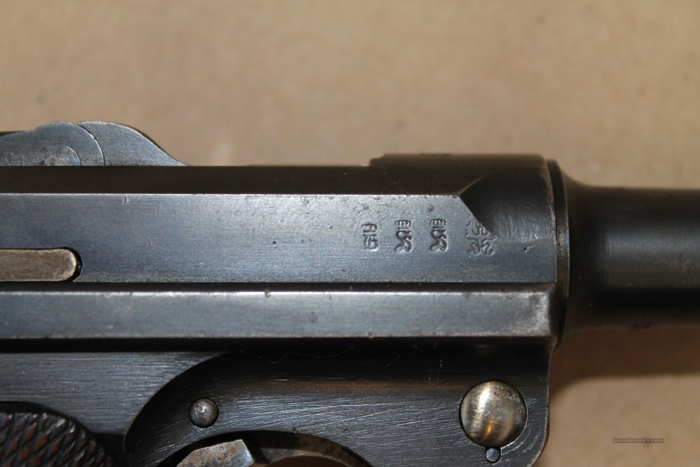 1916 DWM LUGER, WWI, 9mm, MATCHING ... for sale at Gunsamerica.com ...