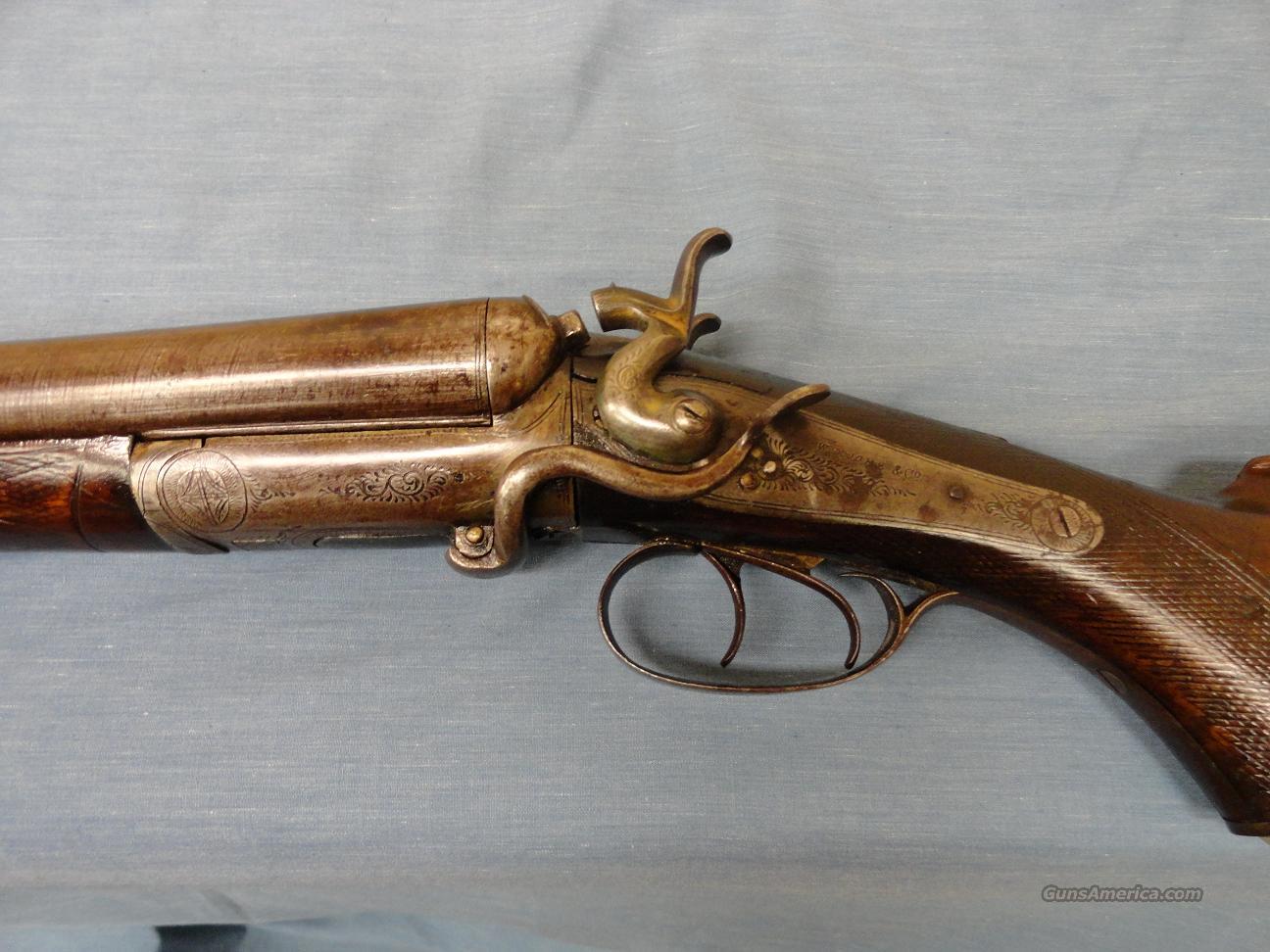 W.M. Moore & Co. 12ga SXS Shotgun Circa 1852-74... for sale