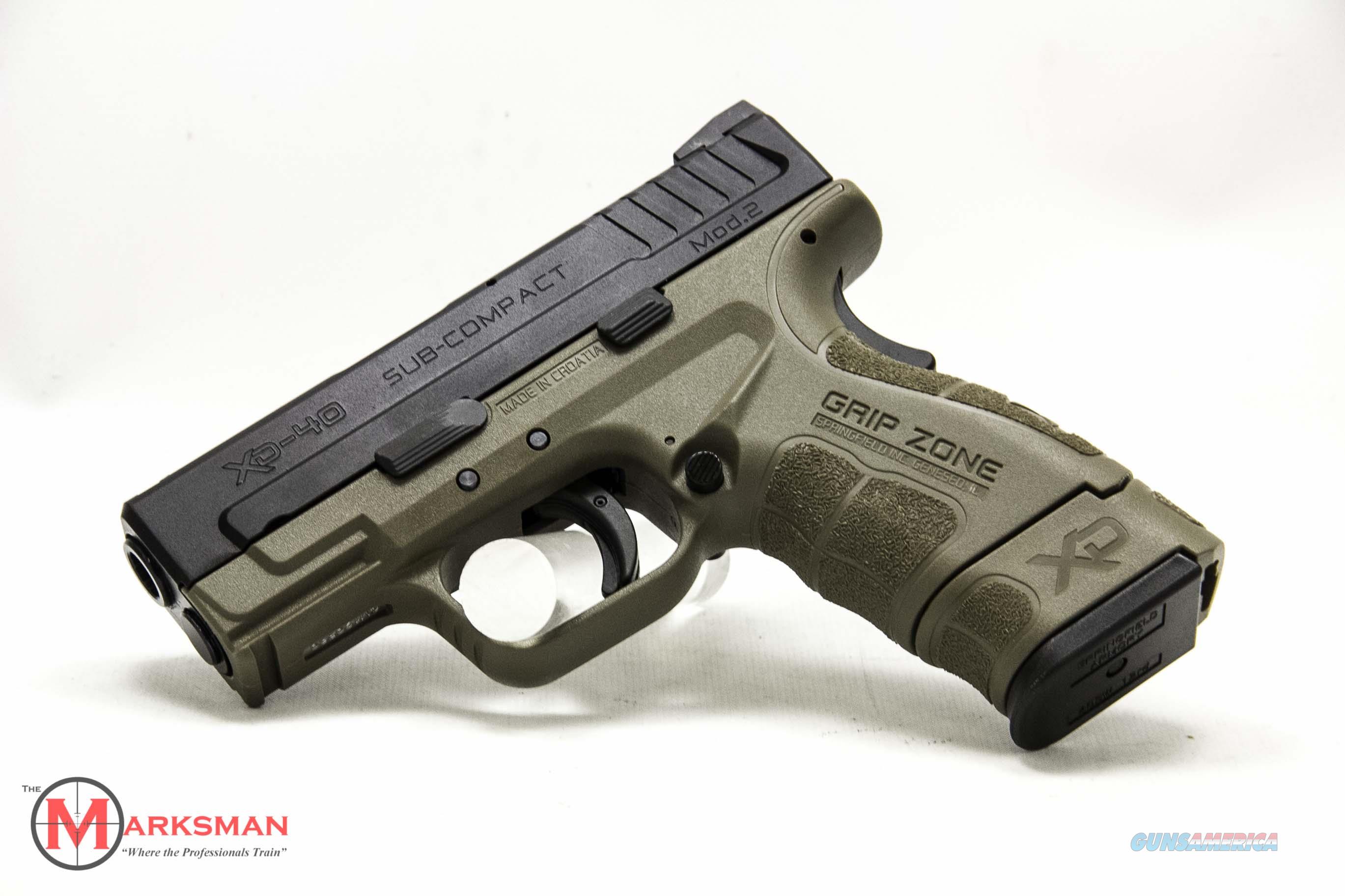 Springfield Xd Subcompact Mod For Sale At Gunsamerica Com