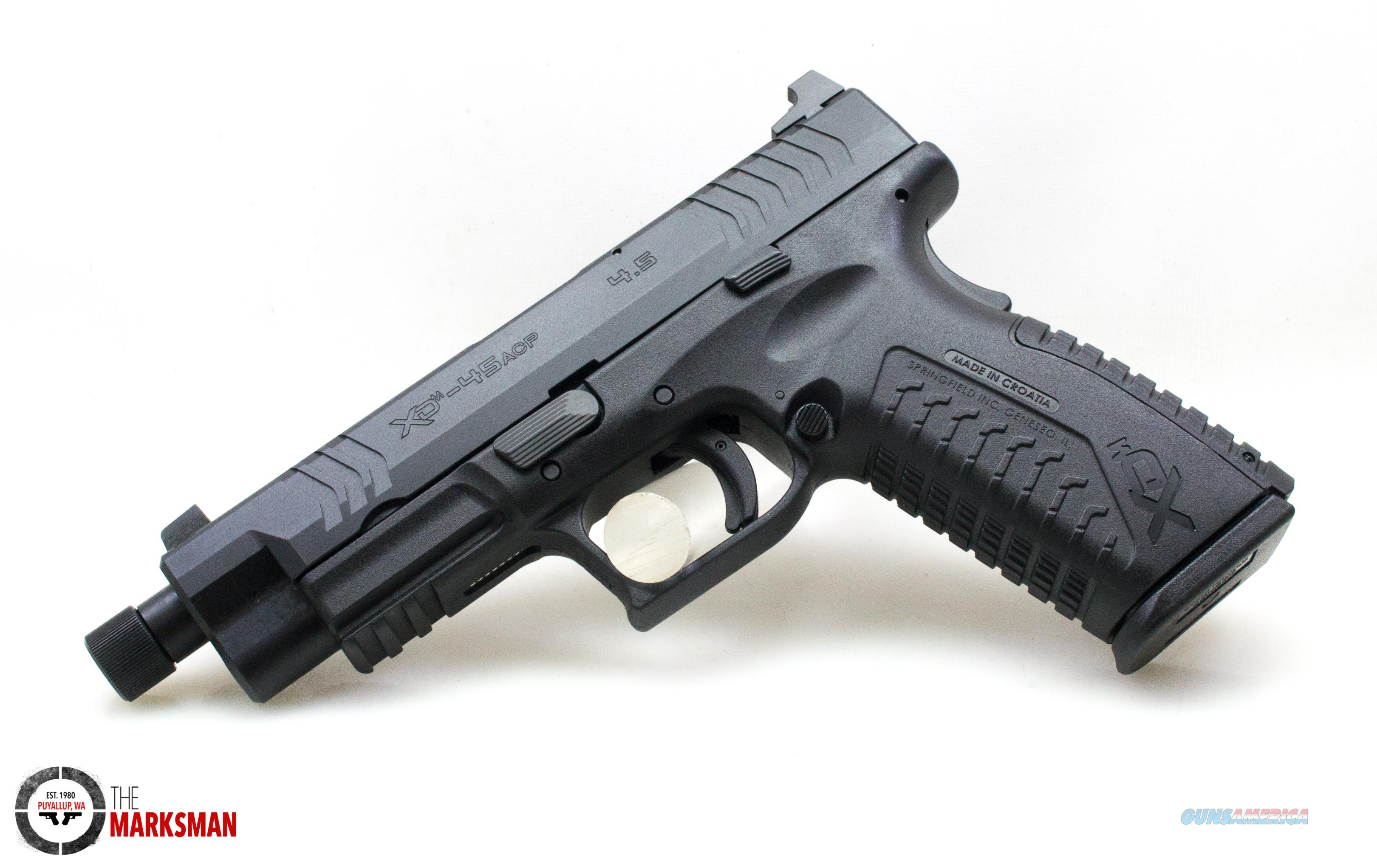 Springfield XDM, .45 ACP, Threaded ... for sale at Gunsamerica.com ...