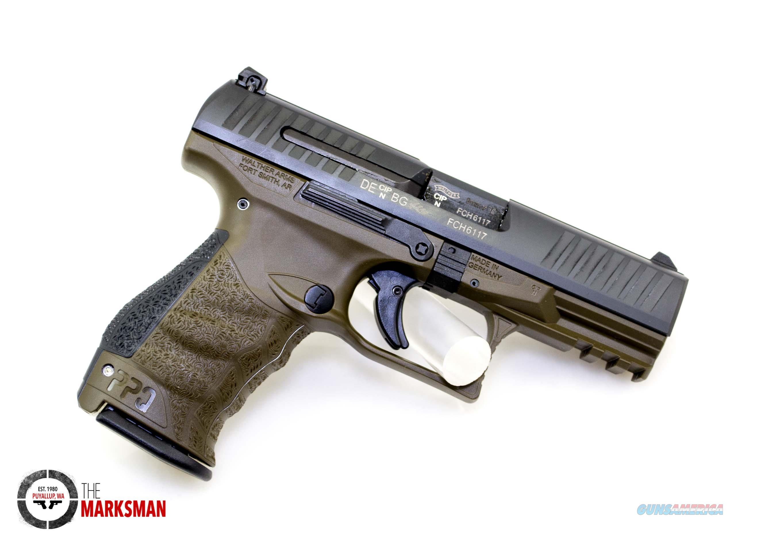 Walther Ppq M2 9mm New Od Green 2 For Sale At