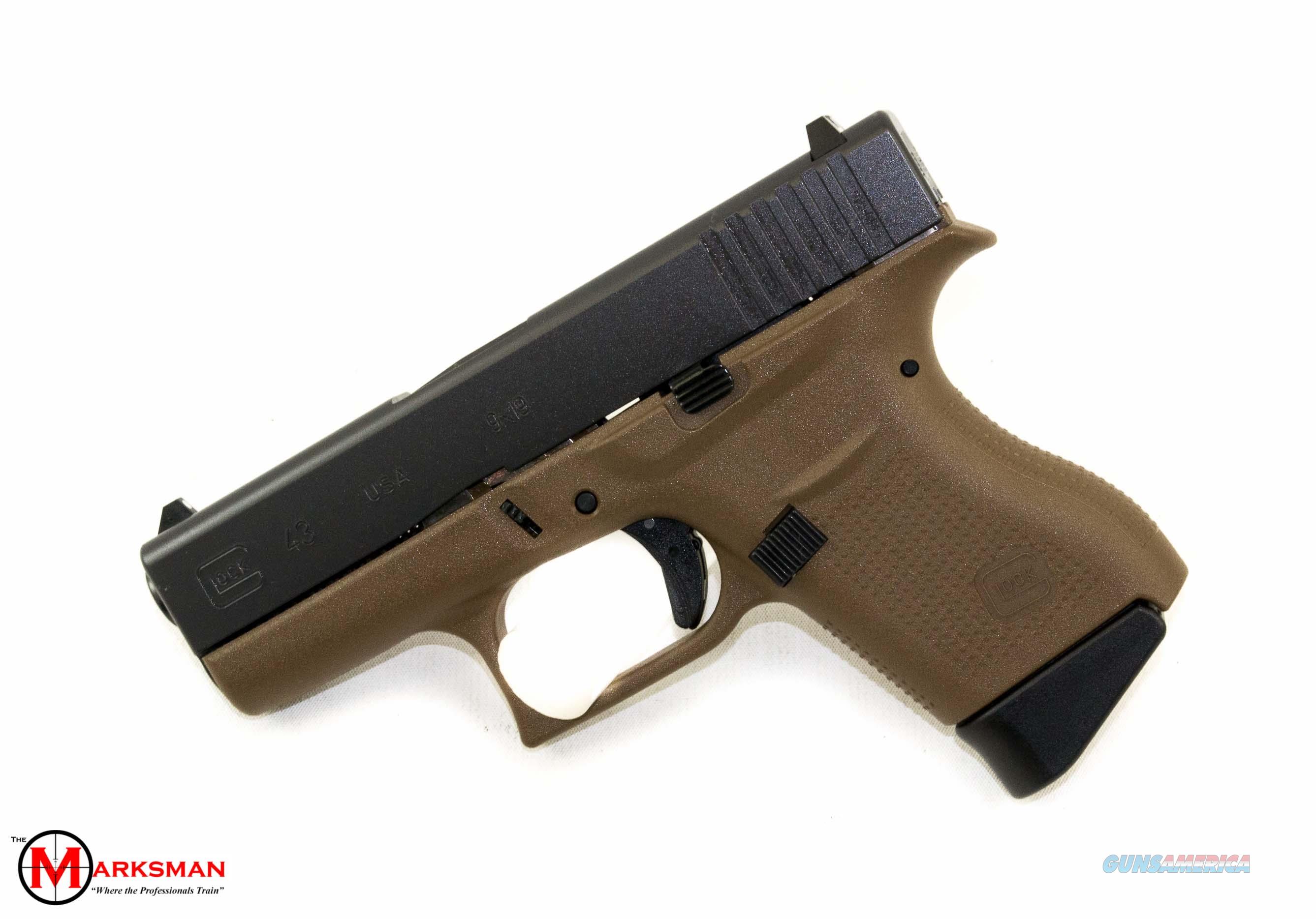 Glock 43 9mm Flat Dark Earth NEW for sale at Gunsamerica.com: 948047180