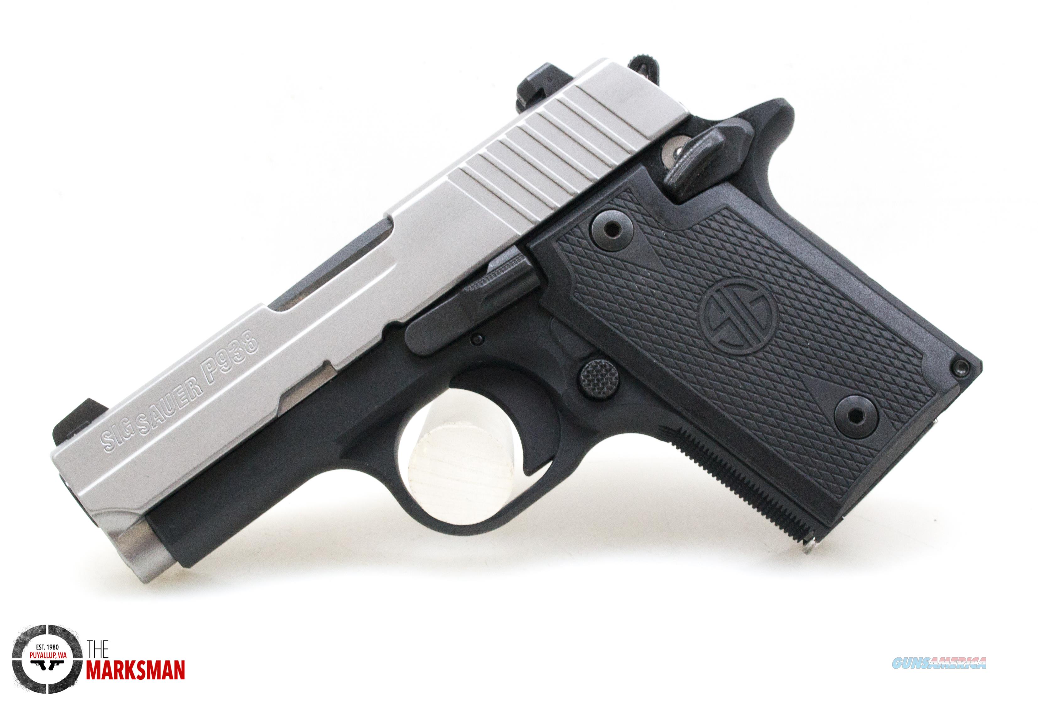 Sig Sauer P938 Two Tone, 9mm, With ... for sale at Gunsamerica.com ...