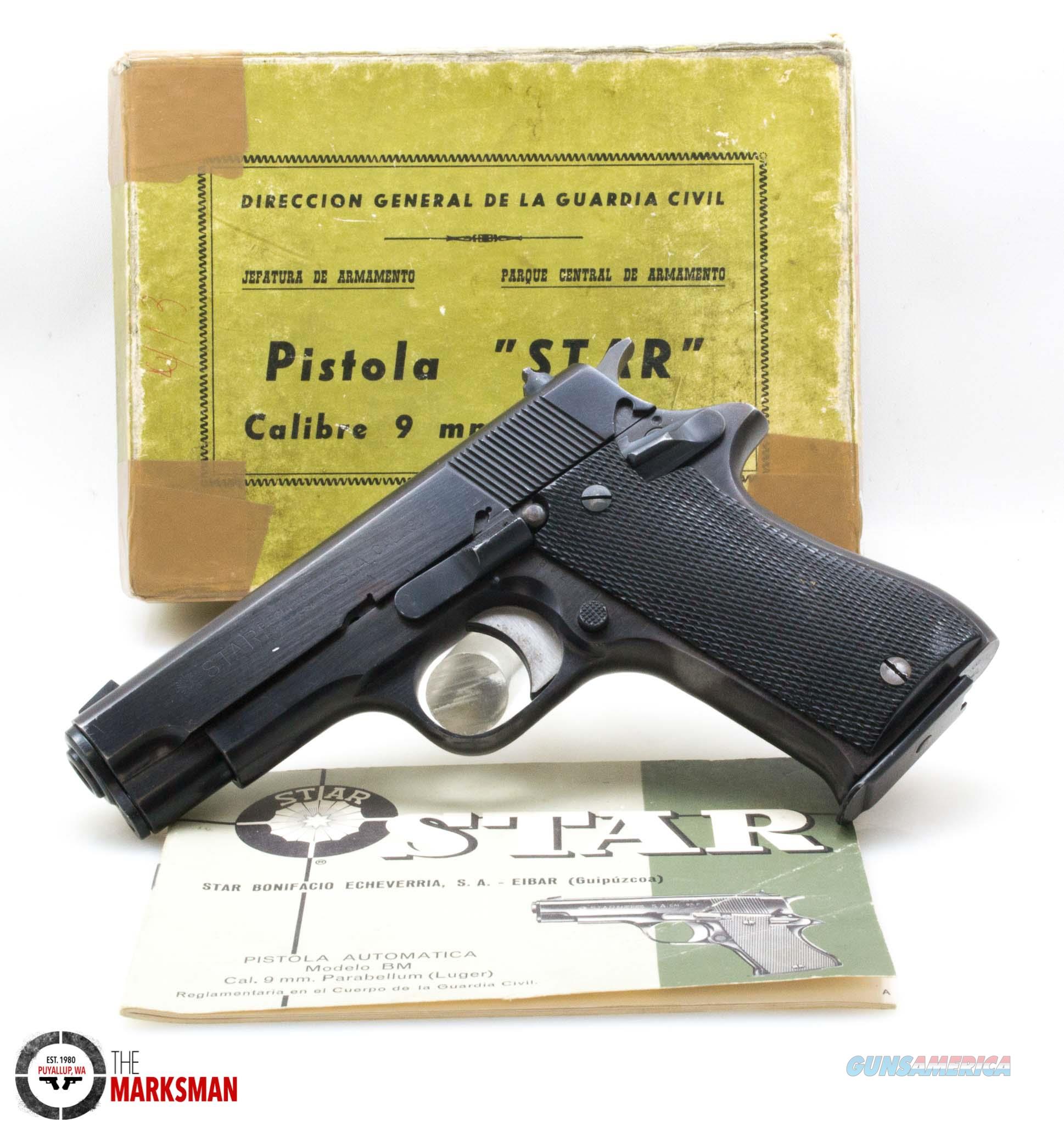 Star Model Bm 9mm New Surplus Very Good Conditi For Sale