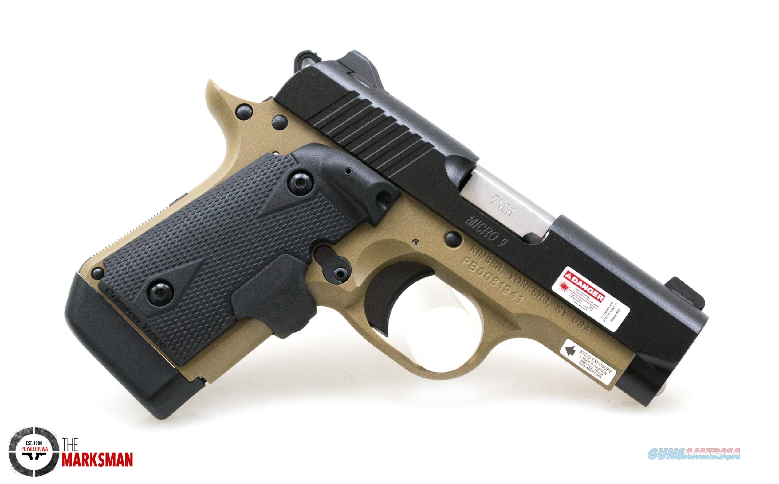 Kimber Micro 9 Desert Night 9mm W For Sale At 994185449 9543