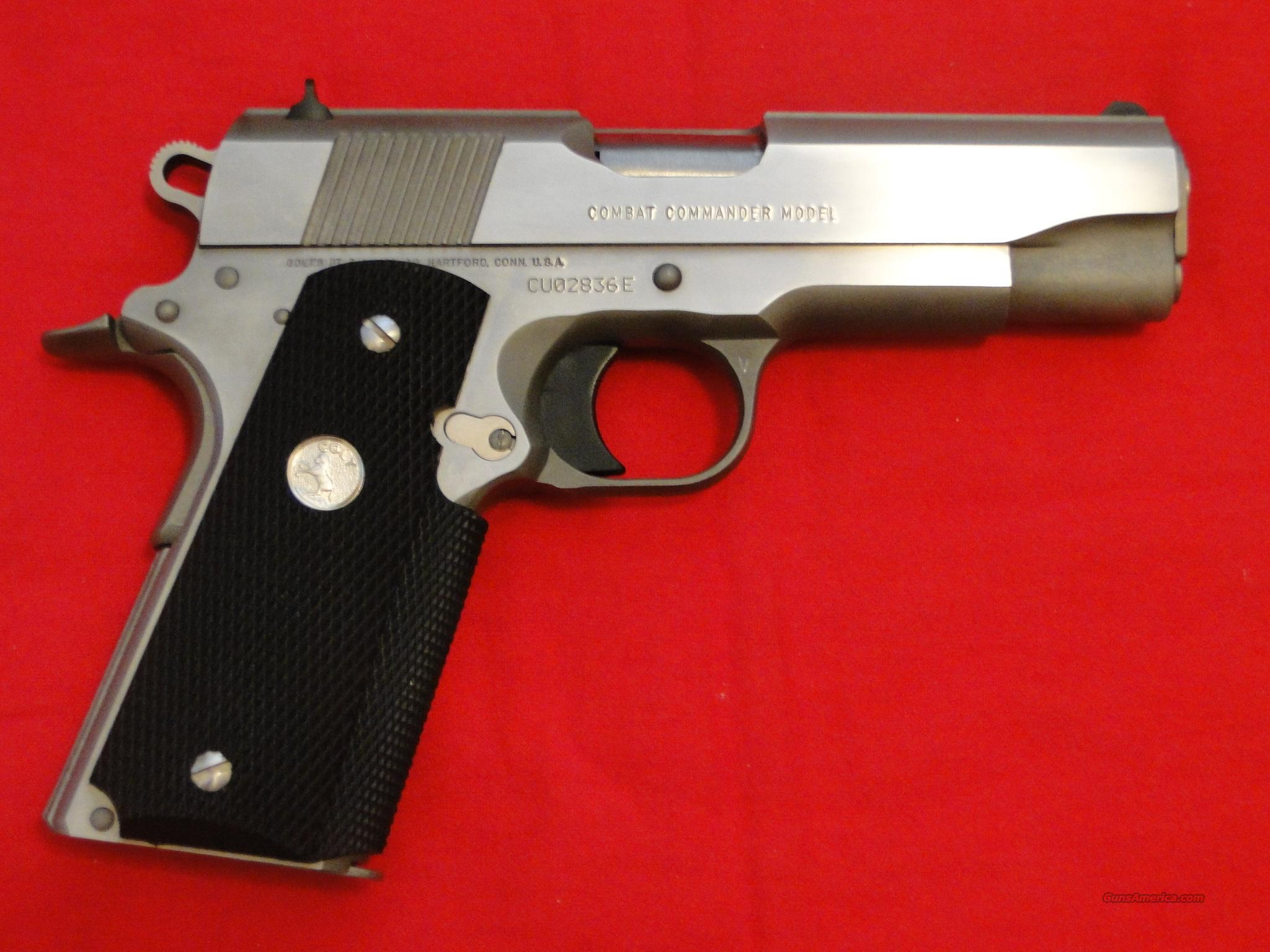 COLT COMBAT COMMANDER NIB SERIES 80... for sale at Gunsamerica.com ...