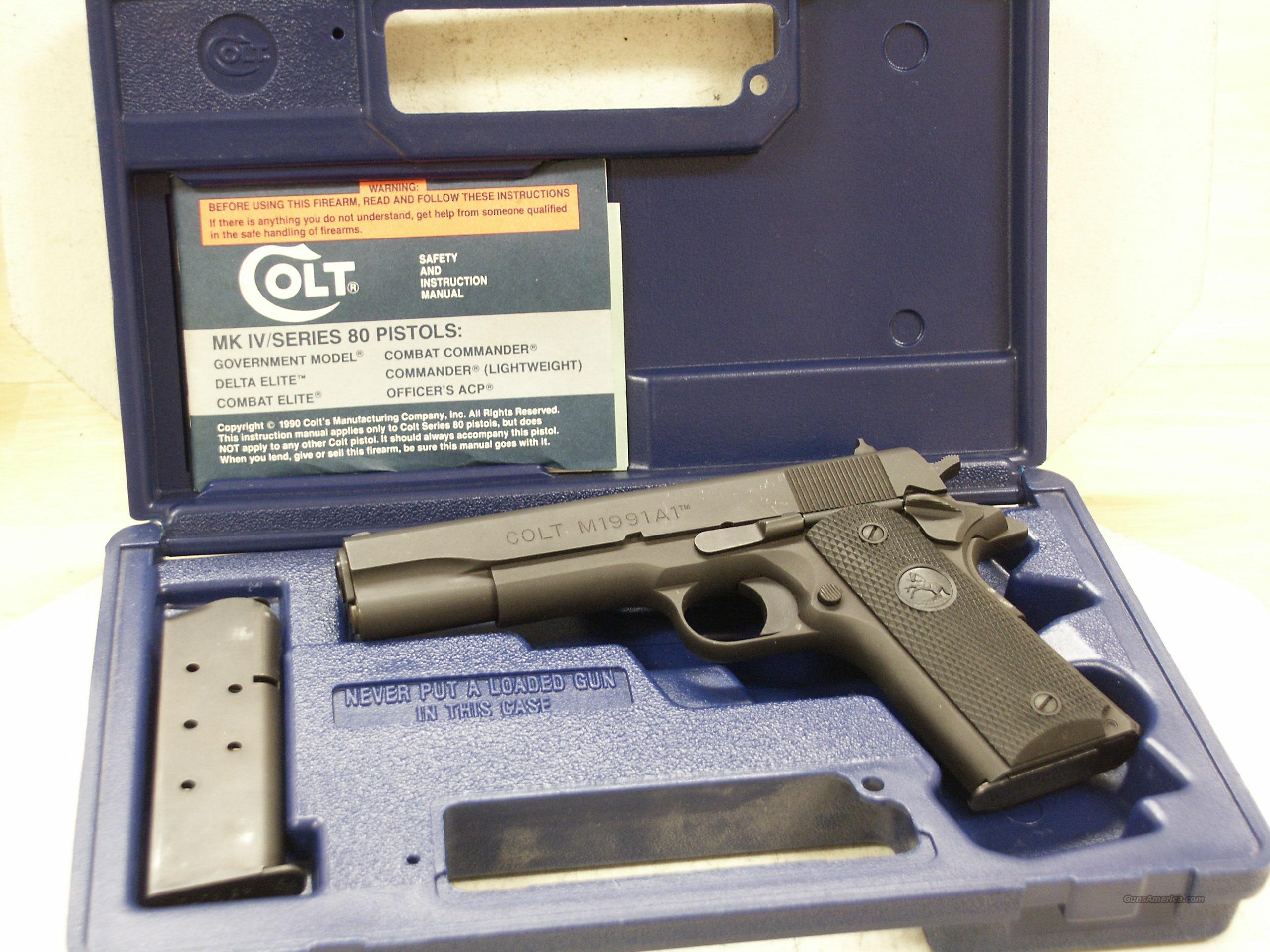 Colt 1991A1 .45 ACP Parkerized ANIB... for sale at Gunsamerica.com ...