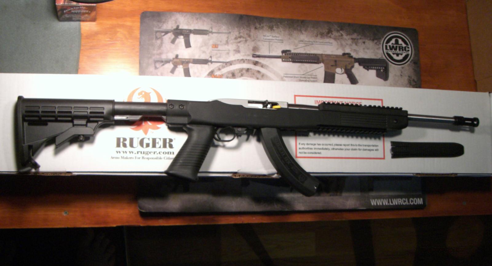 Ruger 1022 Tapcostainless Tactical For Sale 5907