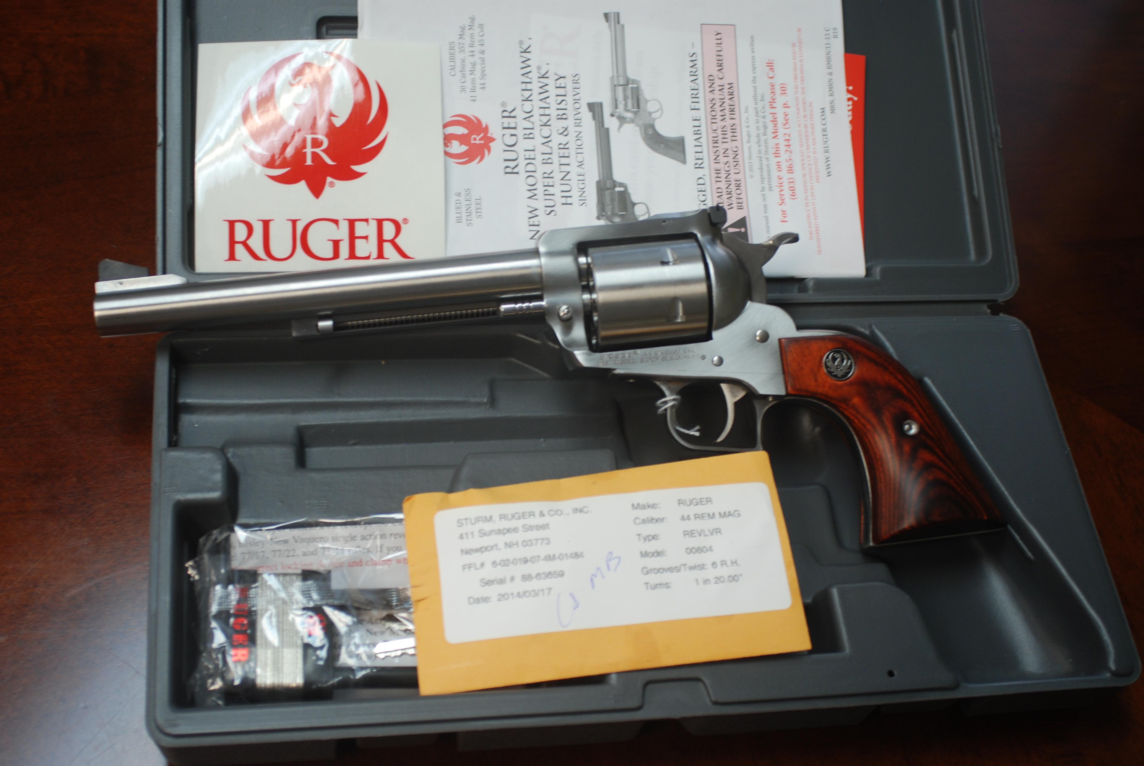 Ruger Super Blackhawk Standard 44 Remmag 7 5 6 For Sale