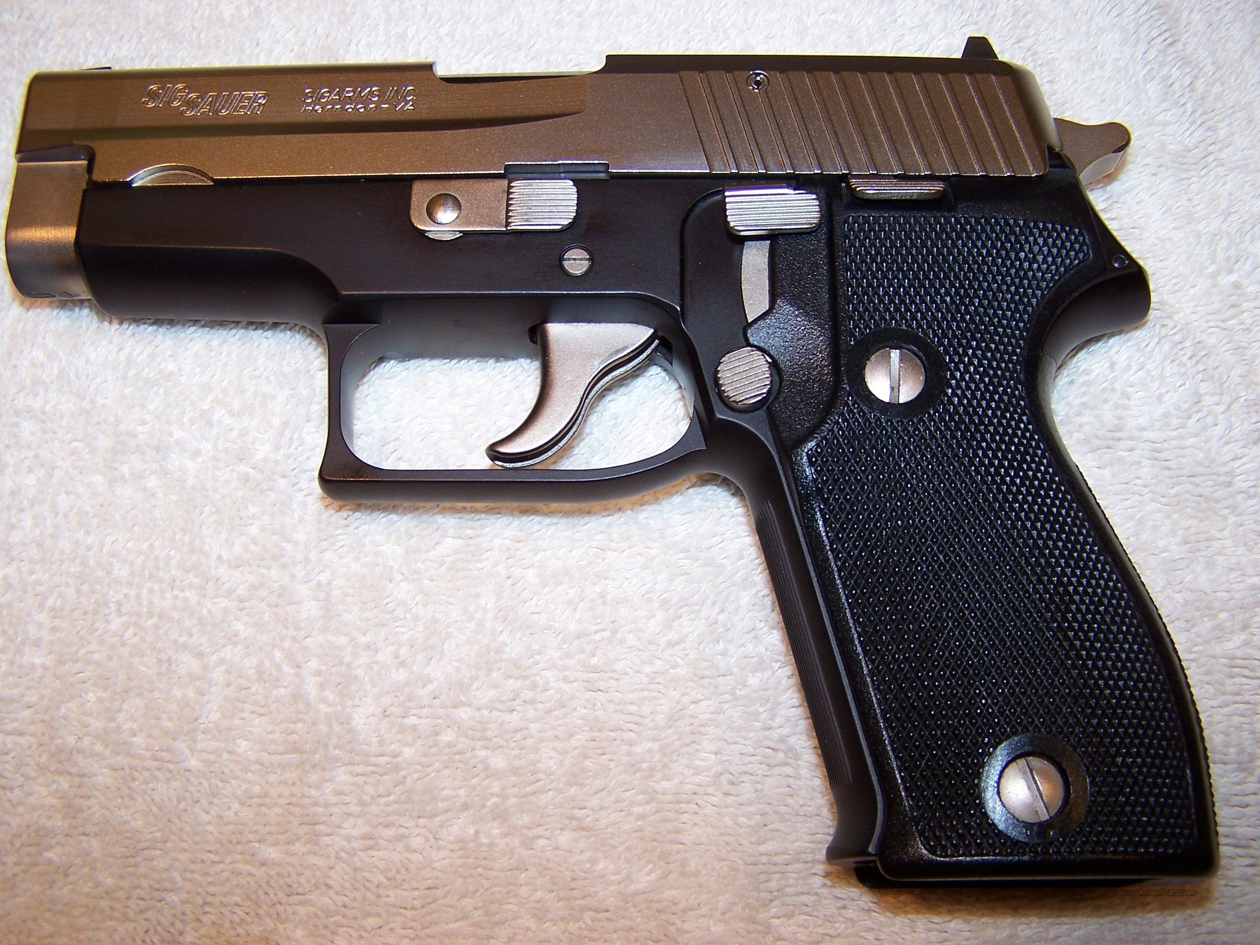 Sig P225 (not P6), Duo-tone, Like N For Sale At Gunsamerica.com 